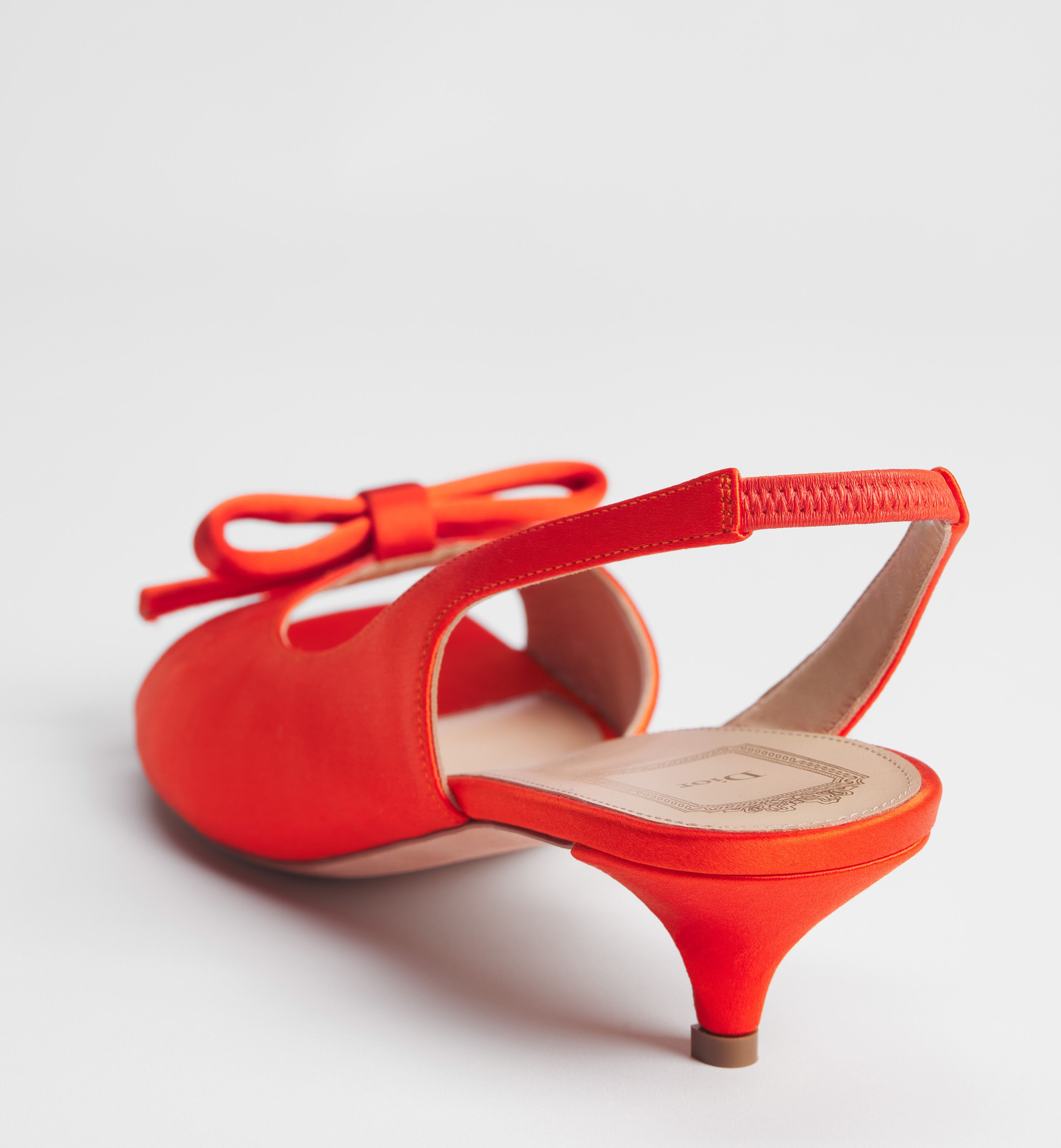 Dior Dior Dior Bow 40Mm Slingback Sandals IT 38 Women - USA Duties Paid Size US 8 / IT 38 - 2 Thumbnail