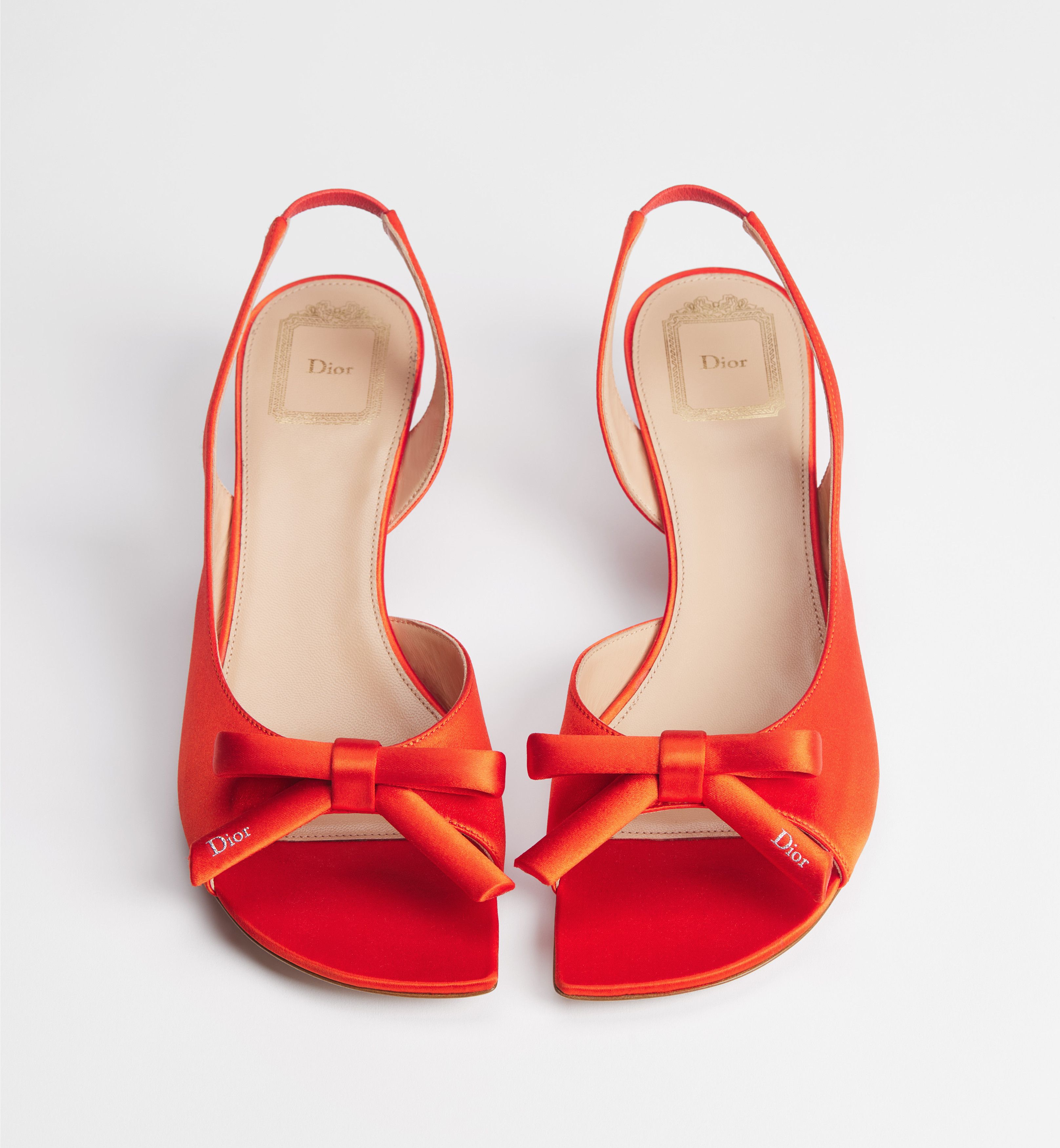 Dior Dior Dior Bow 40Mm Slingback Sandals IT 38 Women - USA Duties Paid Size US 8 / IT 38 - 3 Thumbnail