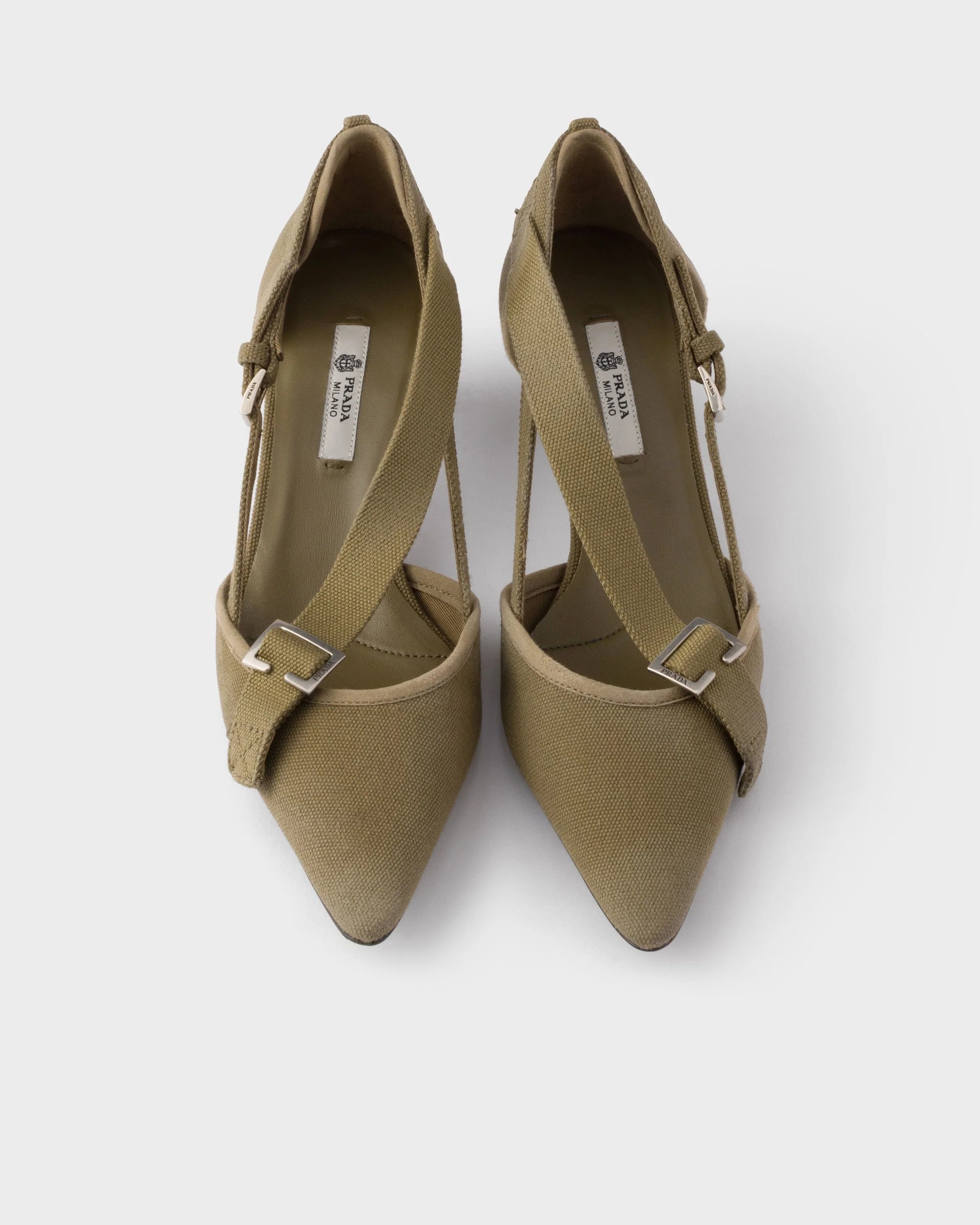 Prada Prada Canvas Pumps IT 38 Women - USA Duties Paid Size US 8 / IT 38 - 3 Thumbnail