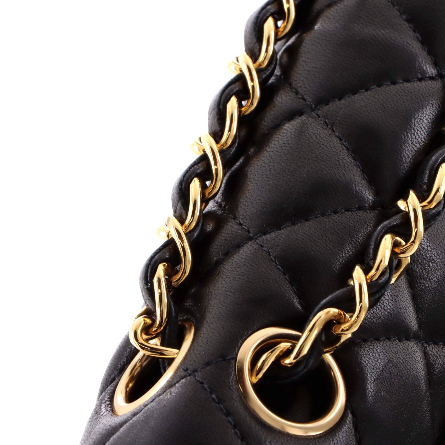 Chanel Vintage Classic Double Flap Bag Size ONE SIZE - 7 Thumbnail