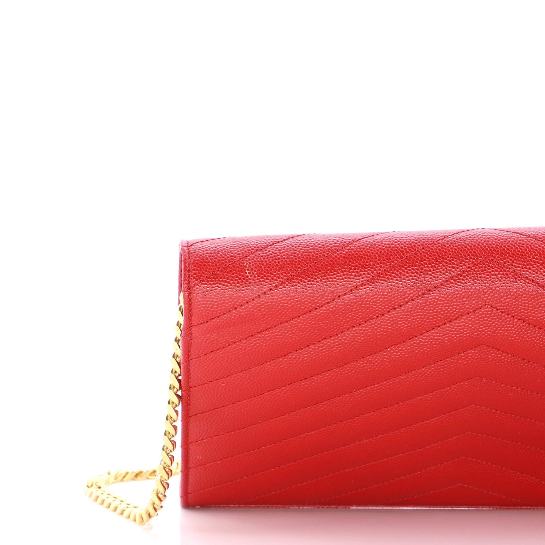 Saint Laurent Paris Classic Monogram Wallet on Chain Size ONE SIZE - 6 Thumbnail