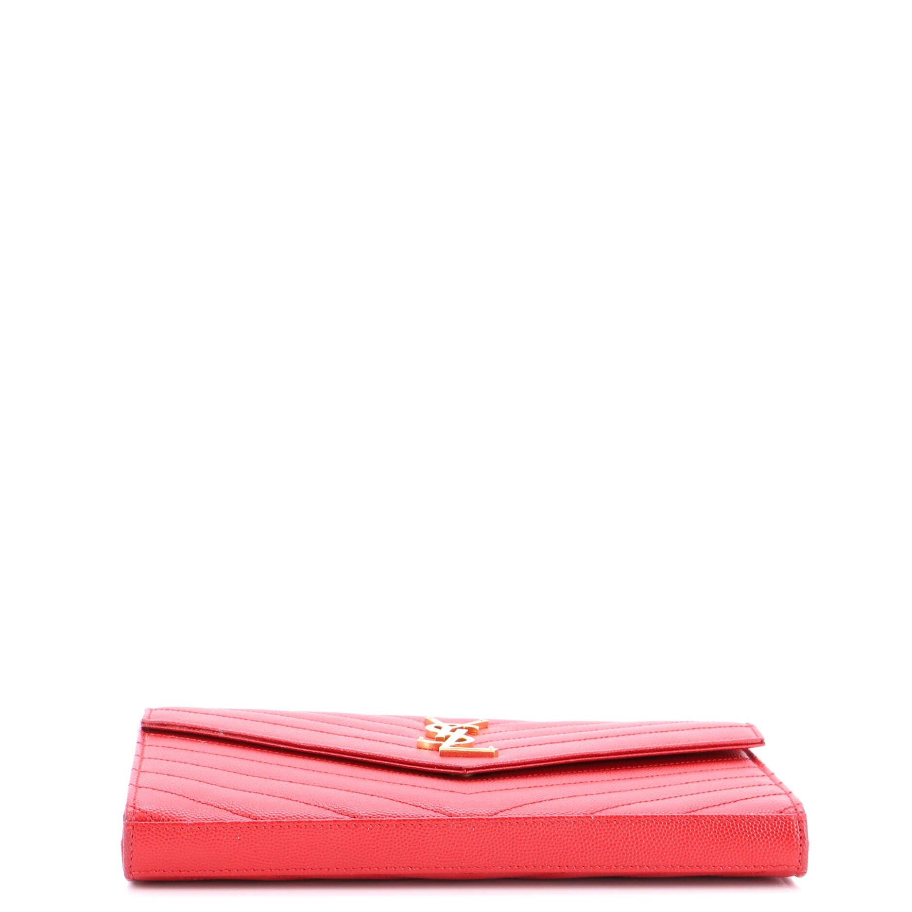Saint Laurent Paris Classic Monogram Wallet on Chain Size ONE SIZE - 4 Thumbnail