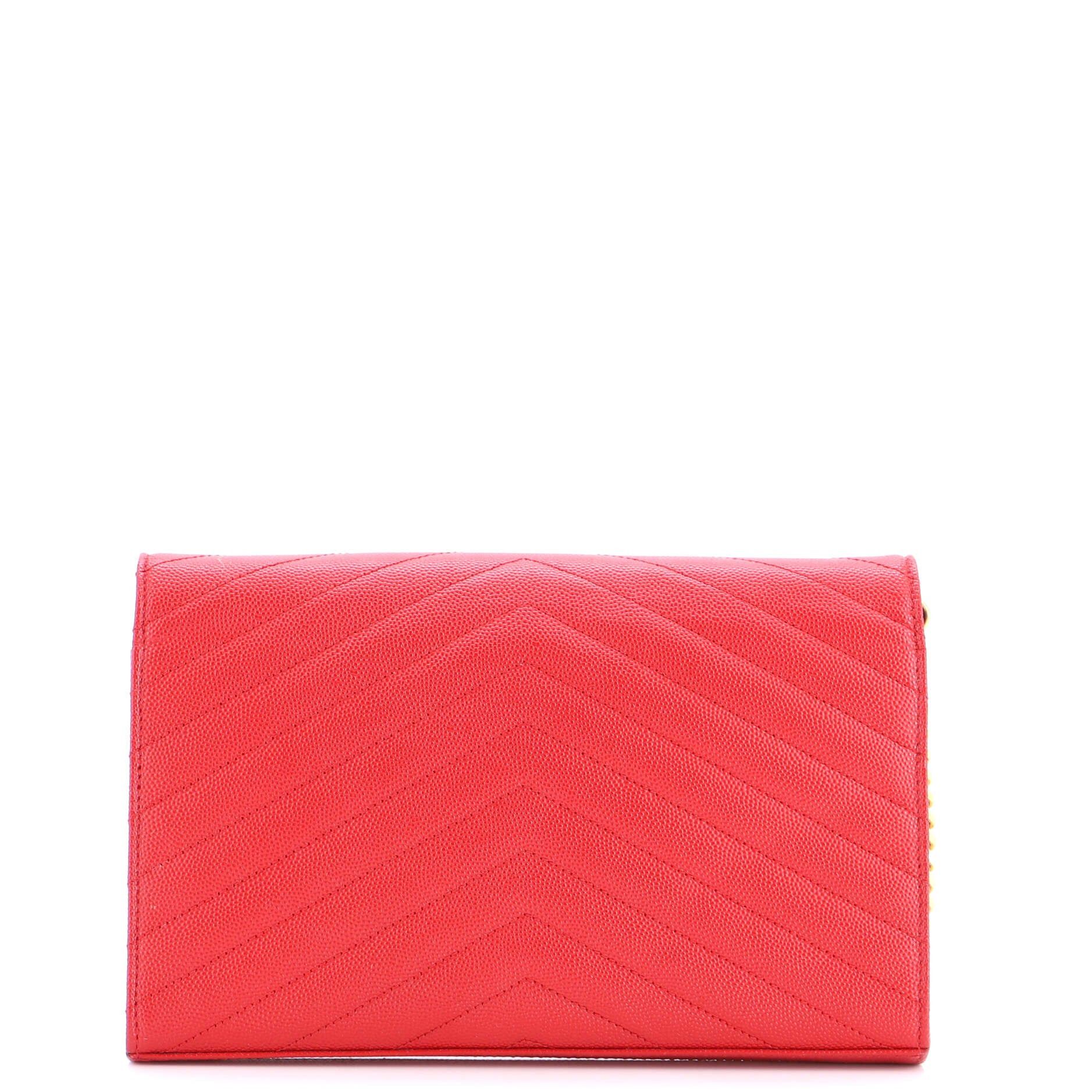 Saint Laurent Paris Classic Monogram Wallet on Chain Size ONE SIZE - 3 Thumbnail