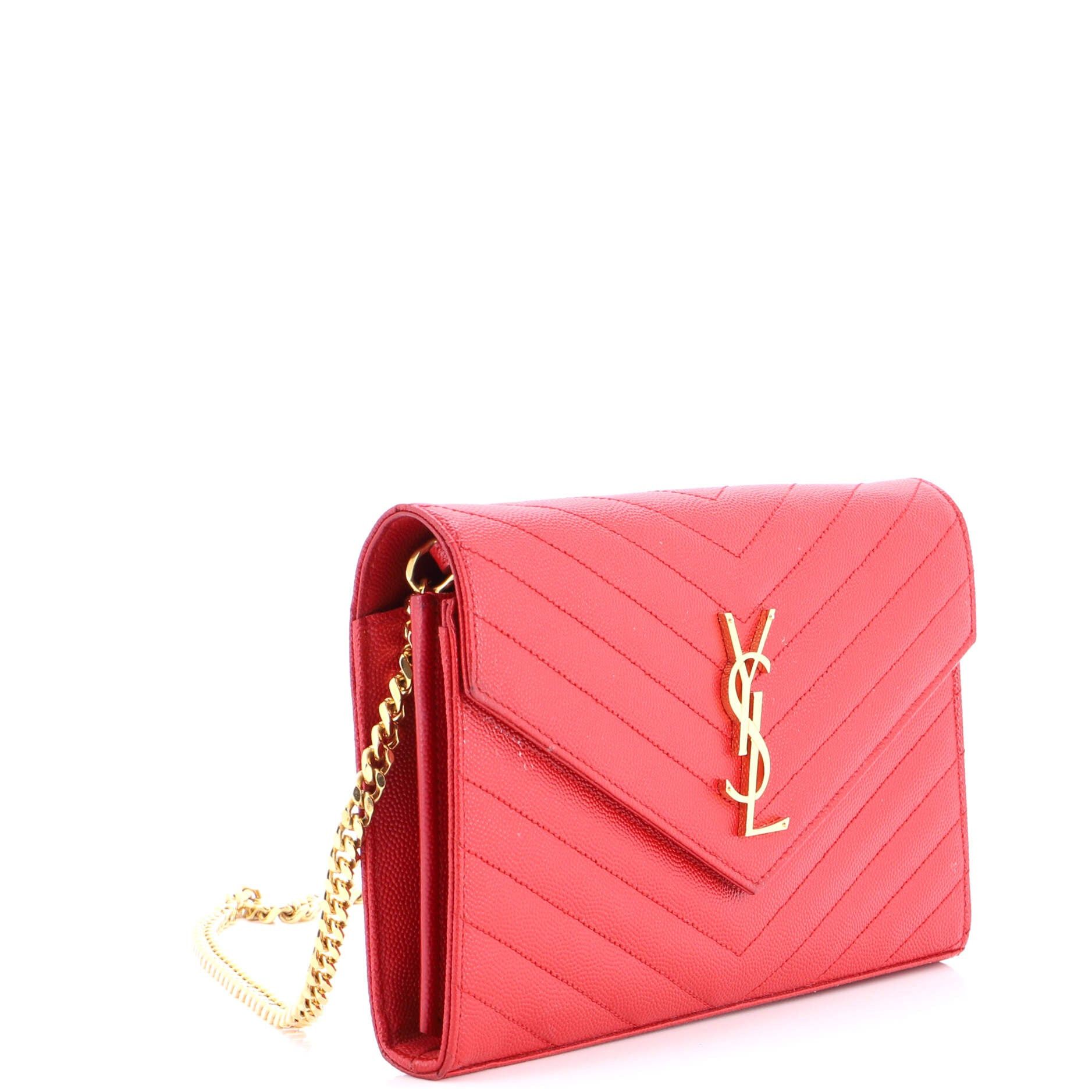 Saint Laurent Paris Classic Monogram Wallet on Chain Size ONE SIZE - 2 Thumbnail