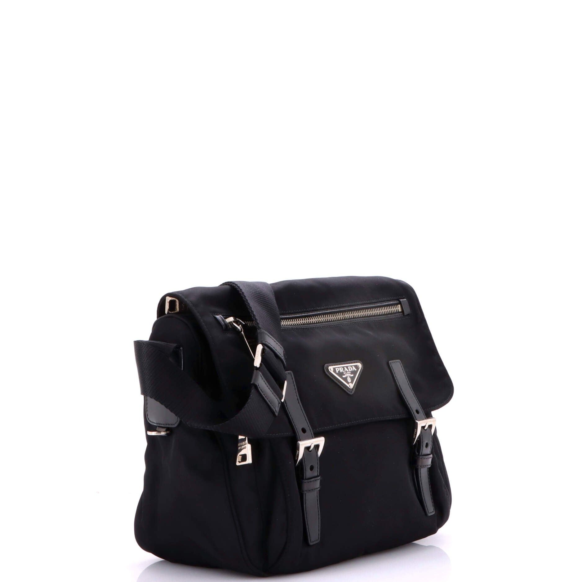 Prada Double Buckle Flap Messenger Bag Size ONE SIZE - 2 Thumbnail