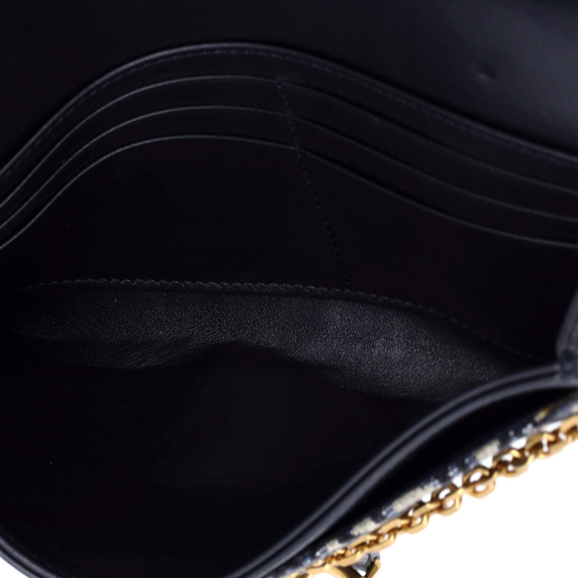 Dior Saddle Chain Wallet Size ONE SIZE - 6 Thumbnail