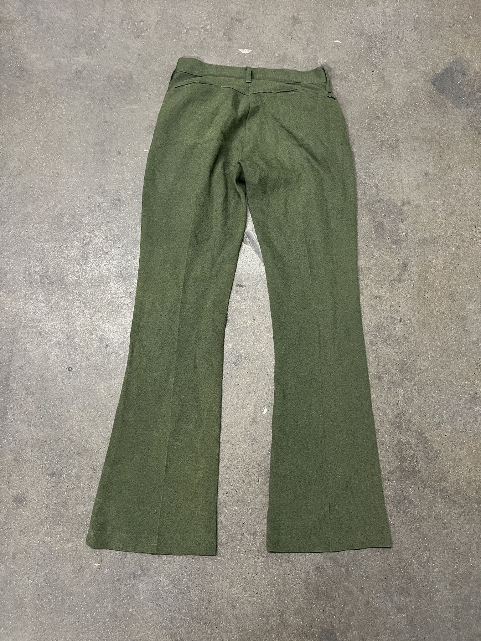 Vintage × Woolrich Woolen Mills Vintage 1980s The Guys Green Trousers Size 28 Size US 28 / EU 44 - 3 Thumbnail