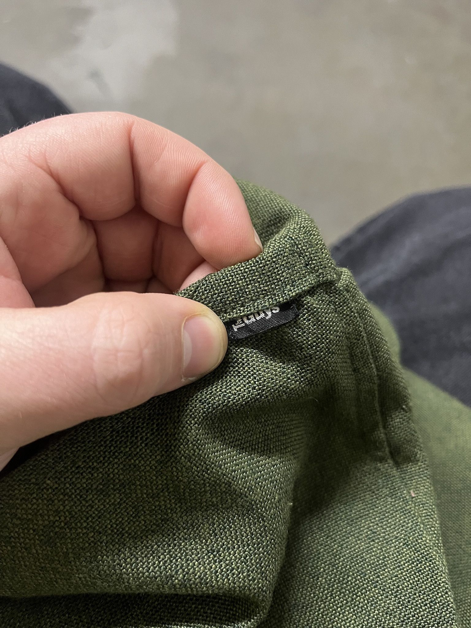 Vintage × Woolrich Woolen Mills Vintage 1980s The Guys Green Trousers Size 28 Size US 28 / EU 44 - 4 Thumbnail