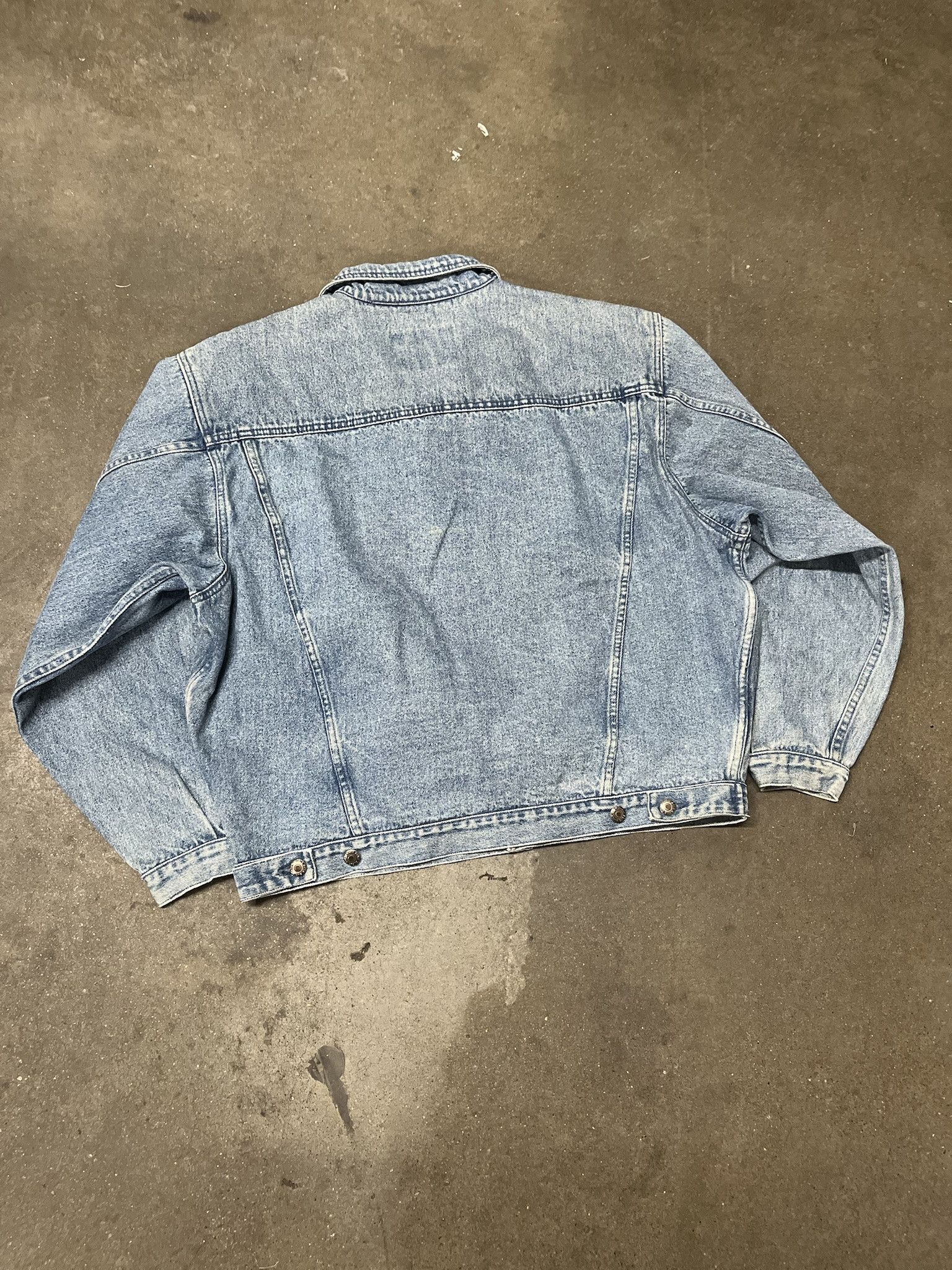 Bugle Boy × Vintage Vintage 1990s Bugle Boy Denim Jacket Coat Size XL Size US XL / EU 56 / 4 - 3 Thumbnail