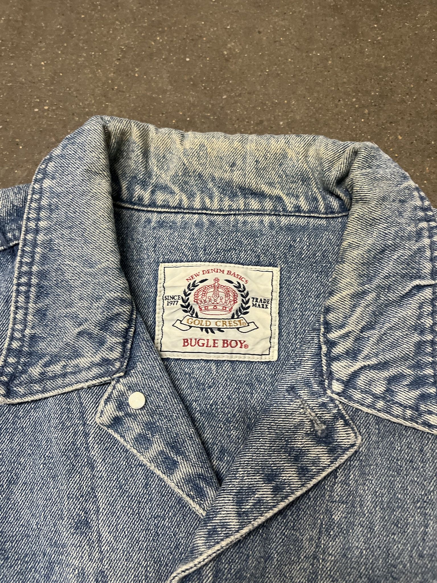 Bugle Boy × Vintage Vintage 1990s Bugle Boy Denim Jacket Coat Size XL Size US XL / EU 56 / 4 - 2 Thumbnail