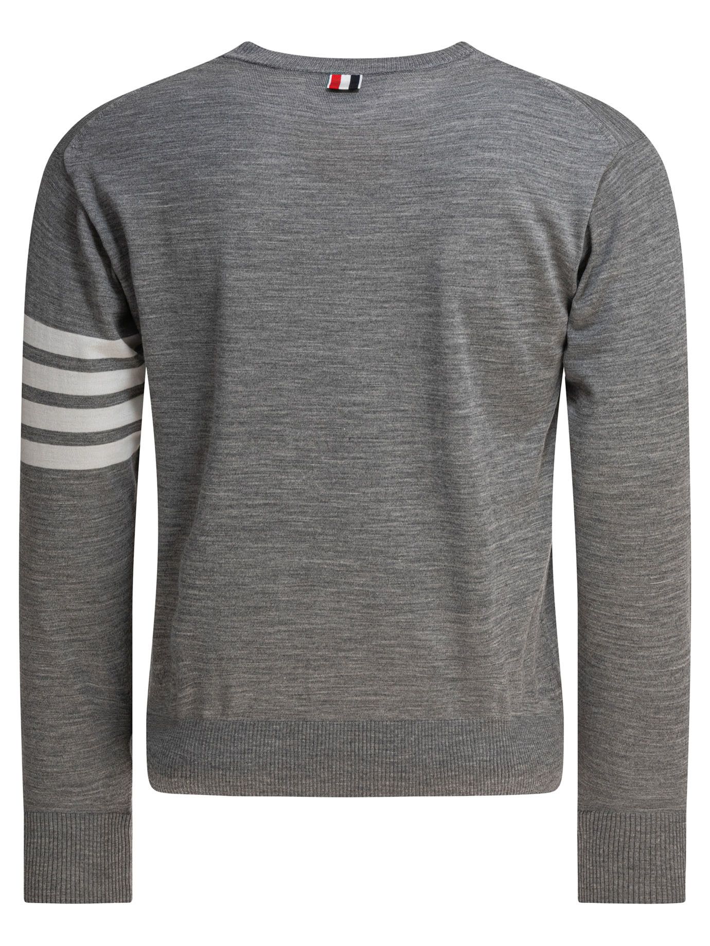 Thom Browne Thom Browne Wool Crew Neck Sweater tag size 5 Men - USA Duties Paid Size US XXL / EU 58 / 5 - 2 Thumbnail