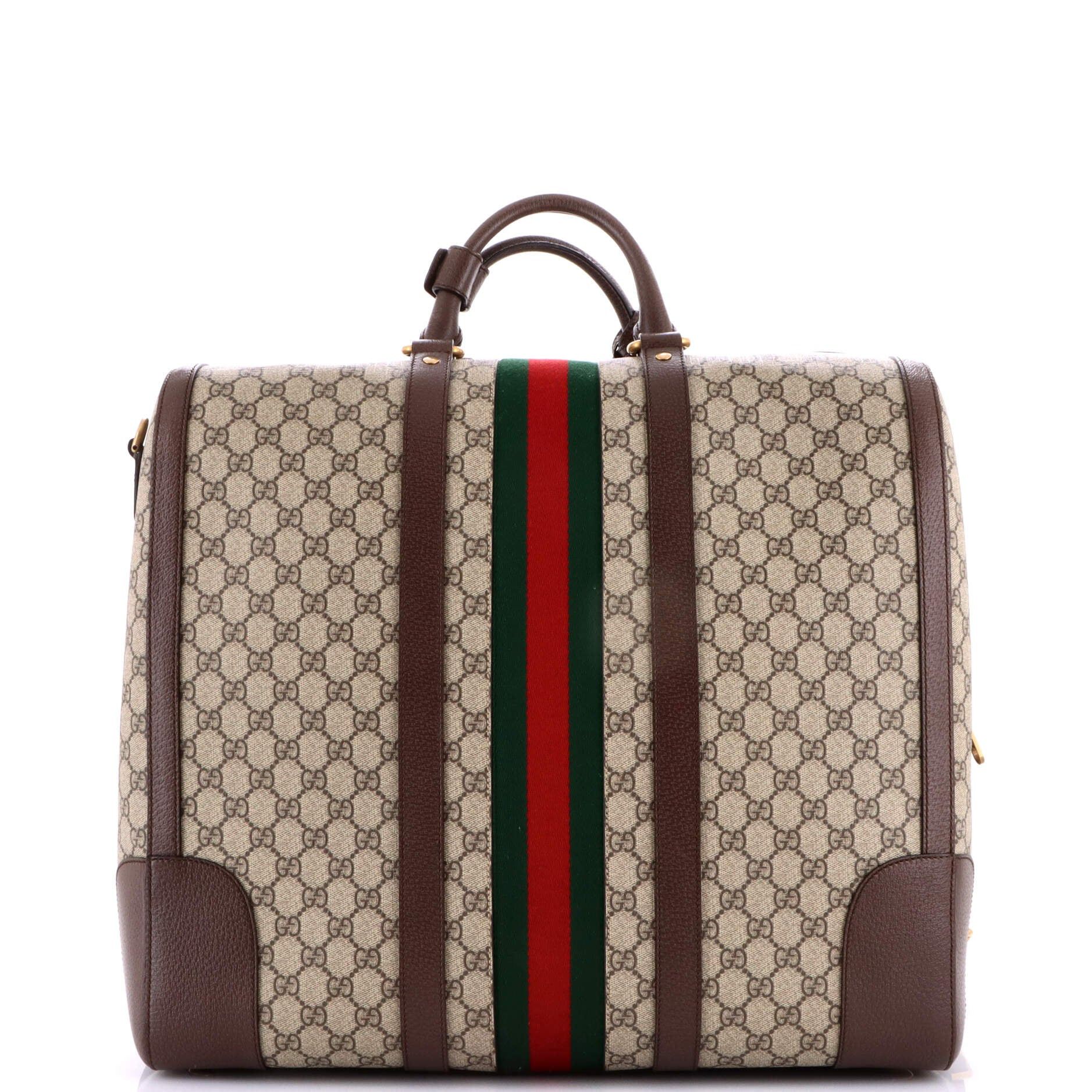 Gucci Savoy Web Convertible Duffle Bag Size ONE SIZE - 4 Thumbnail