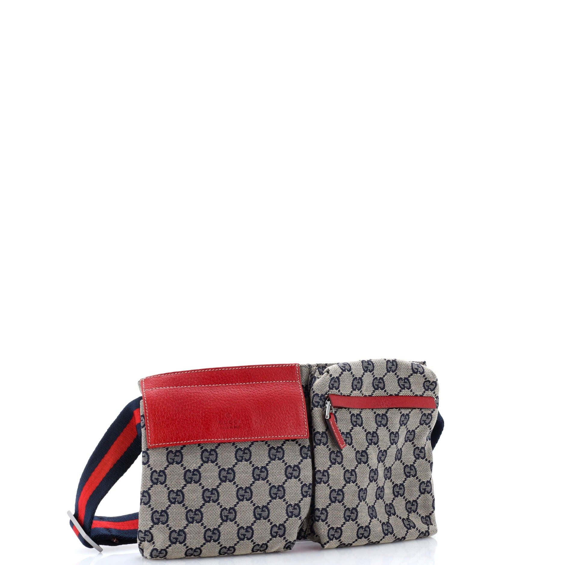 Gucci Vintage Double Belt Bag Size ONE SIZE - 2 Thumbnail