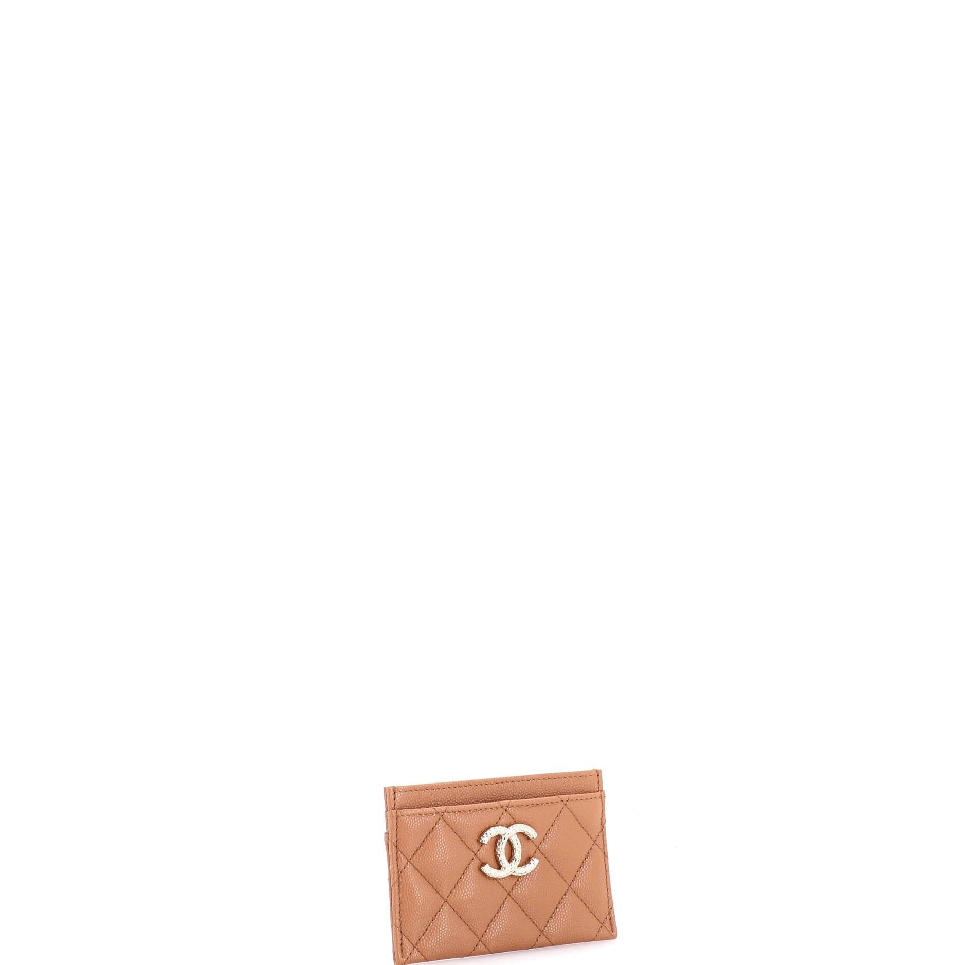 Chanel Textured CC Card Holder Size ONE SIZE - 2 Thumbnail