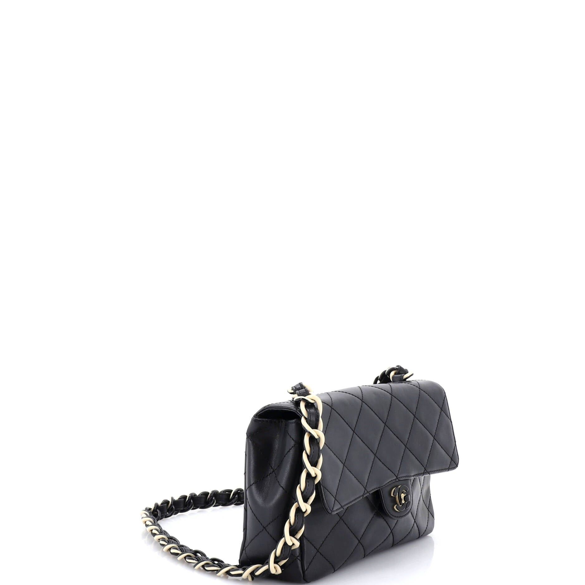 Chanel Vintage Resin Chain CC Flap Bag Size ONE SIZE - 3 Thumbnail