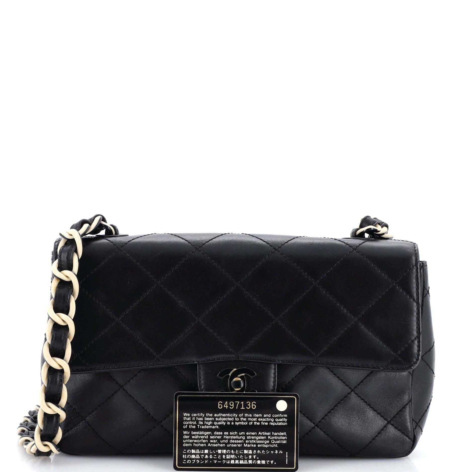Chanel Vintage Resin Chain CC Flap Bag Size ONE SIZE - 2 Thumbnail