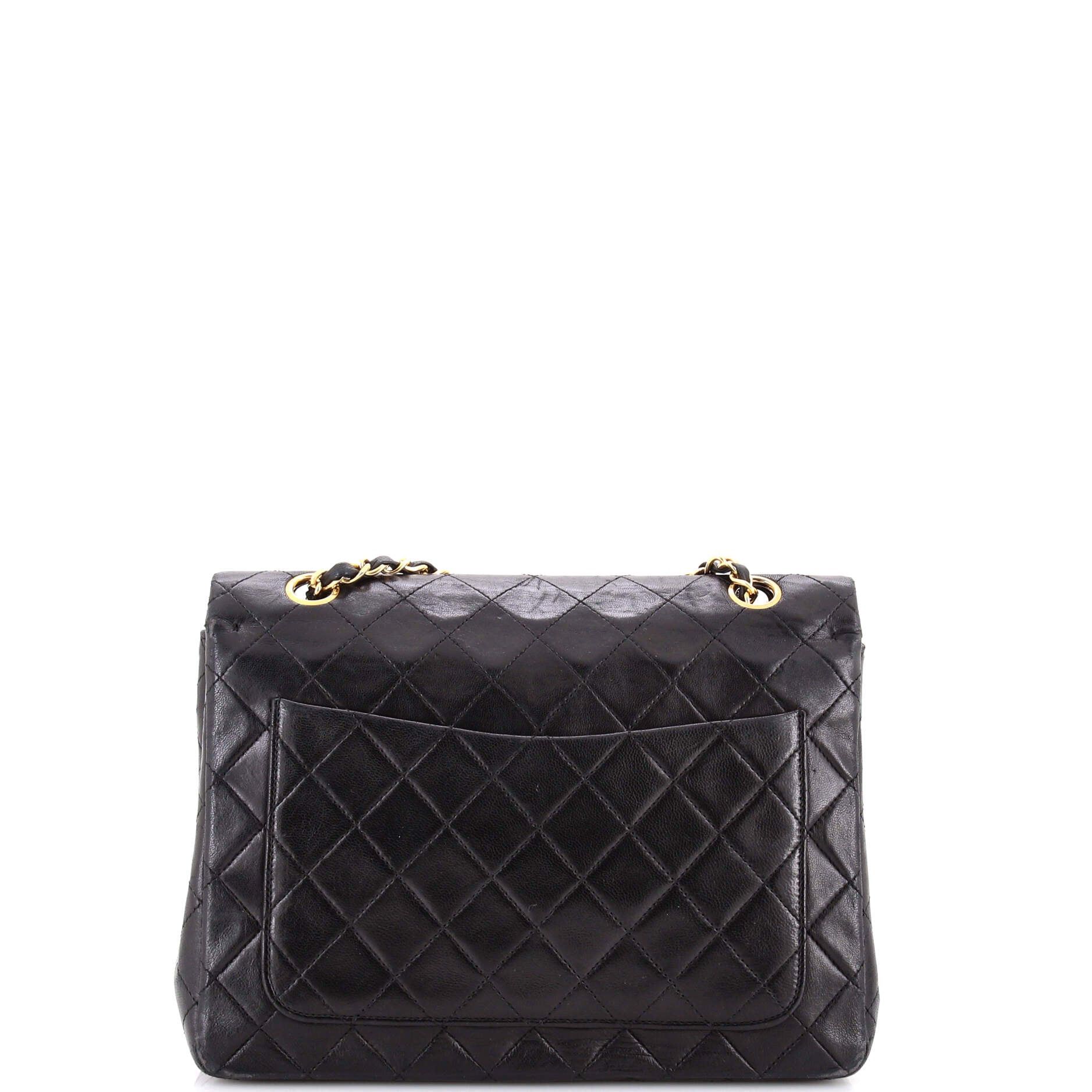Chanel Vintage Square Classic Double Flap Bag Size ONE SIZE - 3 Thumbnail
