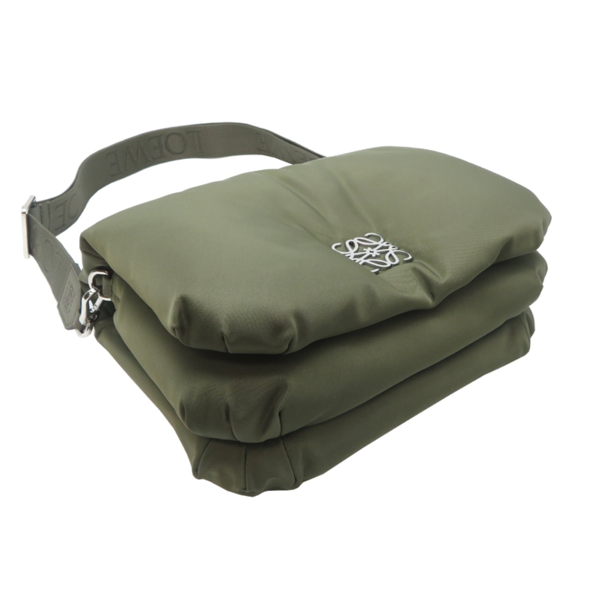 Loewe Loewe Goya Puffer Shoulder Bag for Women and Men, A896P41X04, Nylon, Khaki (Greenish) Size ONE SIZE - 3 Thumbnail