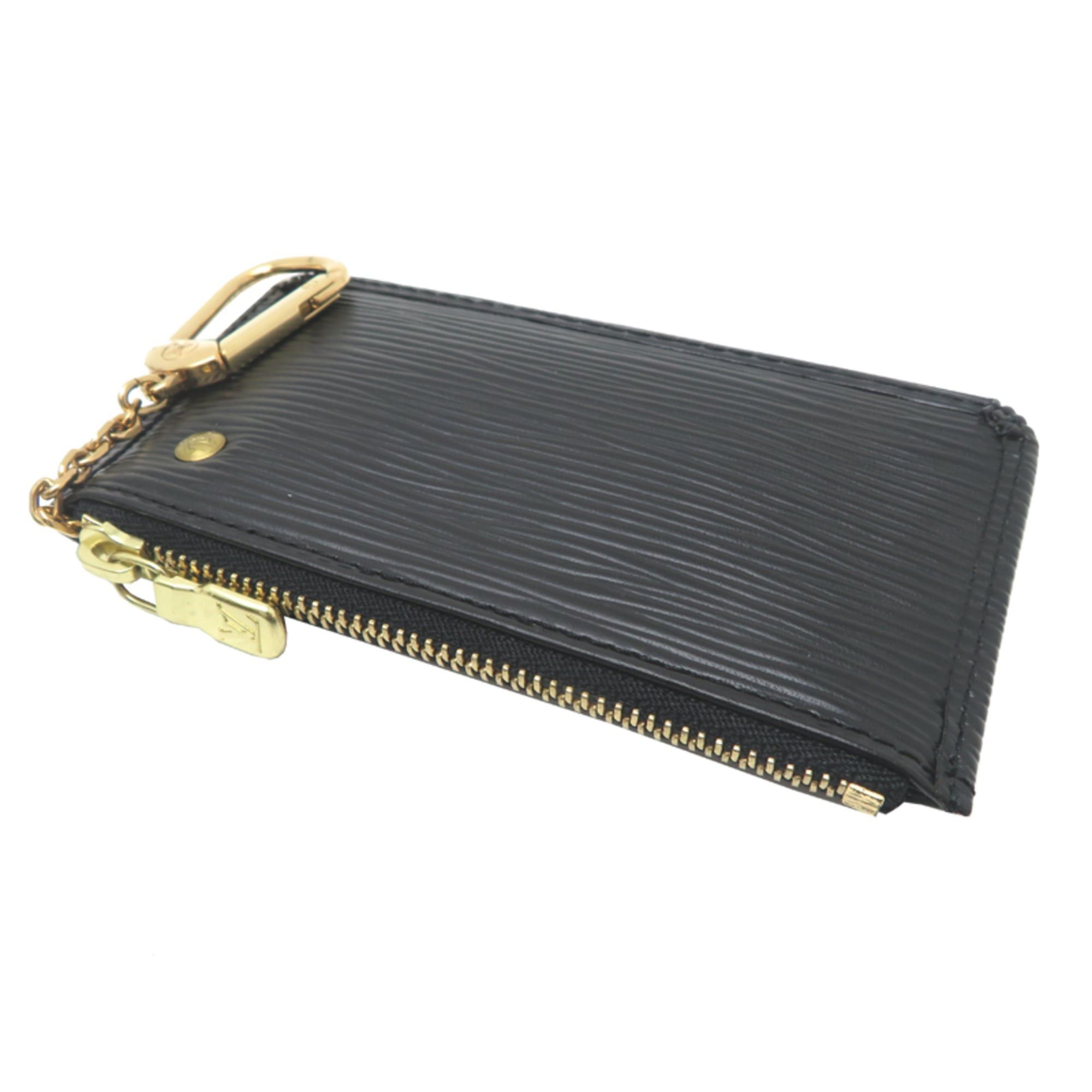 Louis Vuitton Louis Vuitton Pochette Clé Women's/Men's Wallet/Coin Case M63802 (Discontinued) Epi Leather, Black Size ONE SIZE - 4 Thumbnail
