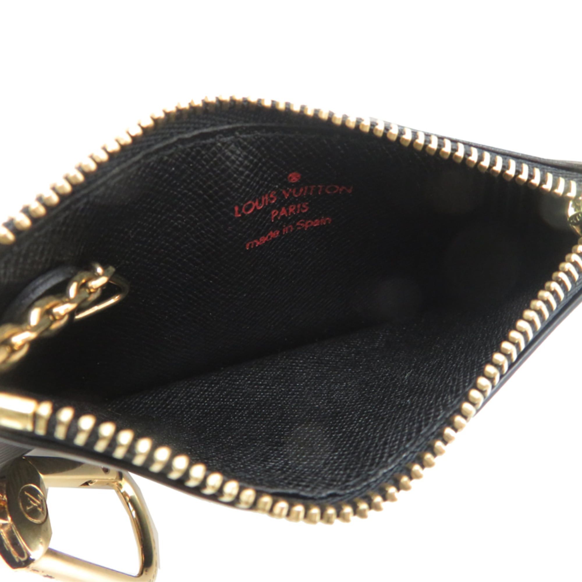 Louis Vuitton Louis Vuitton Pochette Clé Women's/Men's Wallet/Coin Case M63802 (Discontinued) Epi Leather, Black Size ONE SIZE - 6 Thumbnail