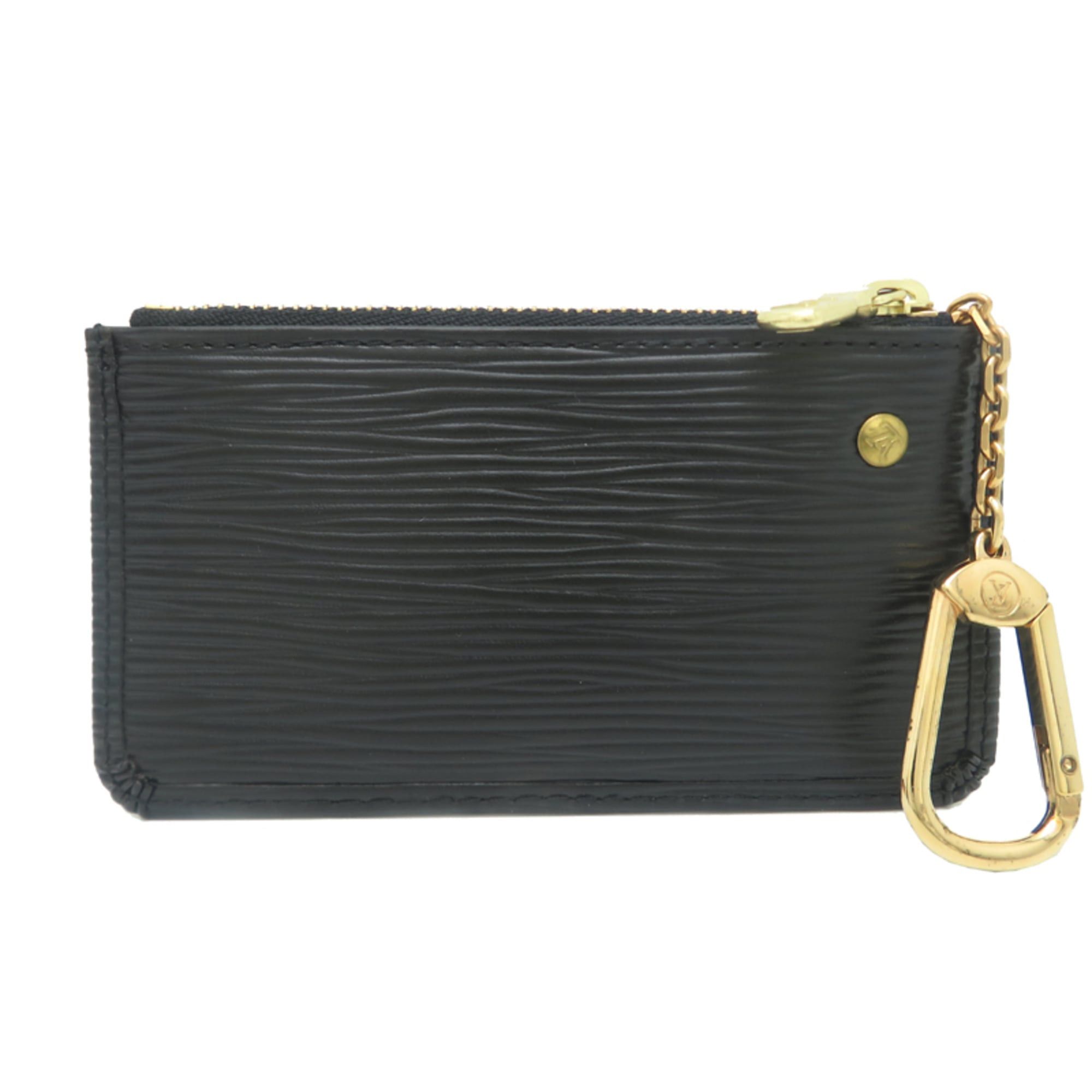 Louis Vuitton Louis Vuitton Pochette Clé Women's/Men's Wallet/Coin Case M63802 (Discontinued) Epi Leather, Black Size ONE SIZE - 2 Thumbnail