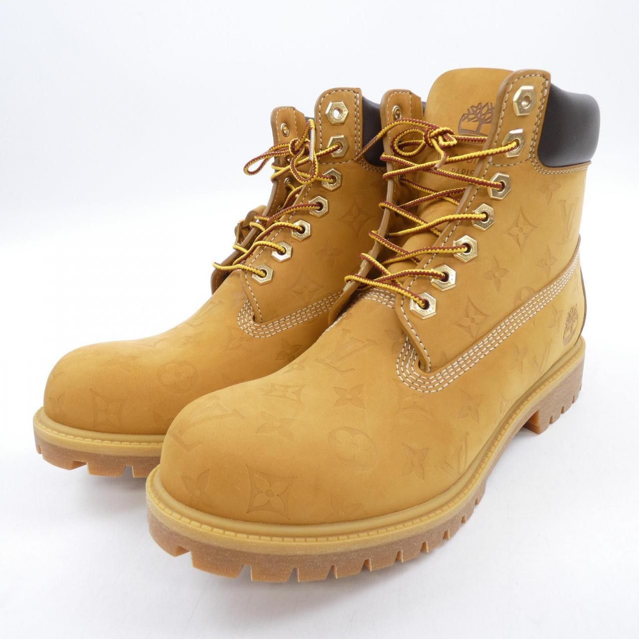 Louis Vuitton Louis Vuitton Louis Vuitton LV X Timberland Monogram Boots Leather Shoes DUTY FREE for USA Size ONE SIZE - 3 Thumbnail