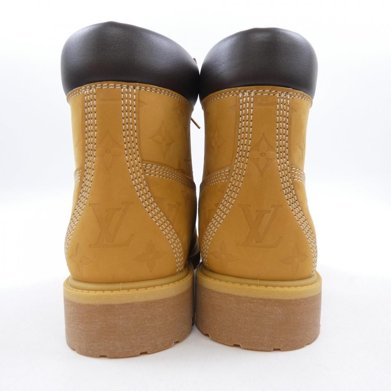 Louis Vuitton Louis Vuitton Louis Vuitton LV X Timberland Monogram Boots Leather Shoes DUTY FREE for USA Size ONE SIZE - 5 Thumbnail