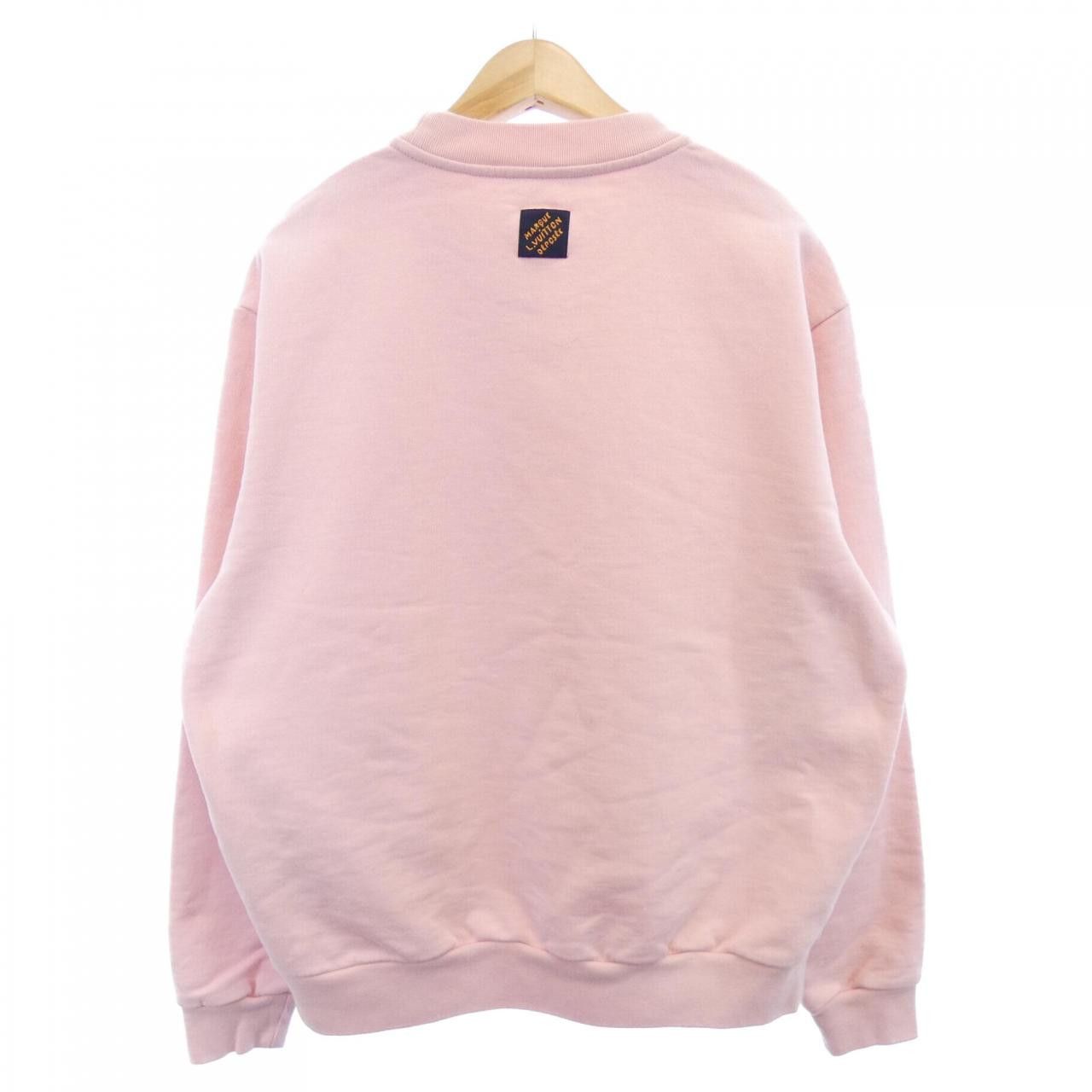 Louis Vuitton Louis Vuitton Louis Vuitton Embroidered Signature Crew Neck Cotton Sweatshirt Textile Sweatshirts & Hoodies HTY09WFWC DUTY FREE for USA Size ONE SIZE - 2 Thumbnail