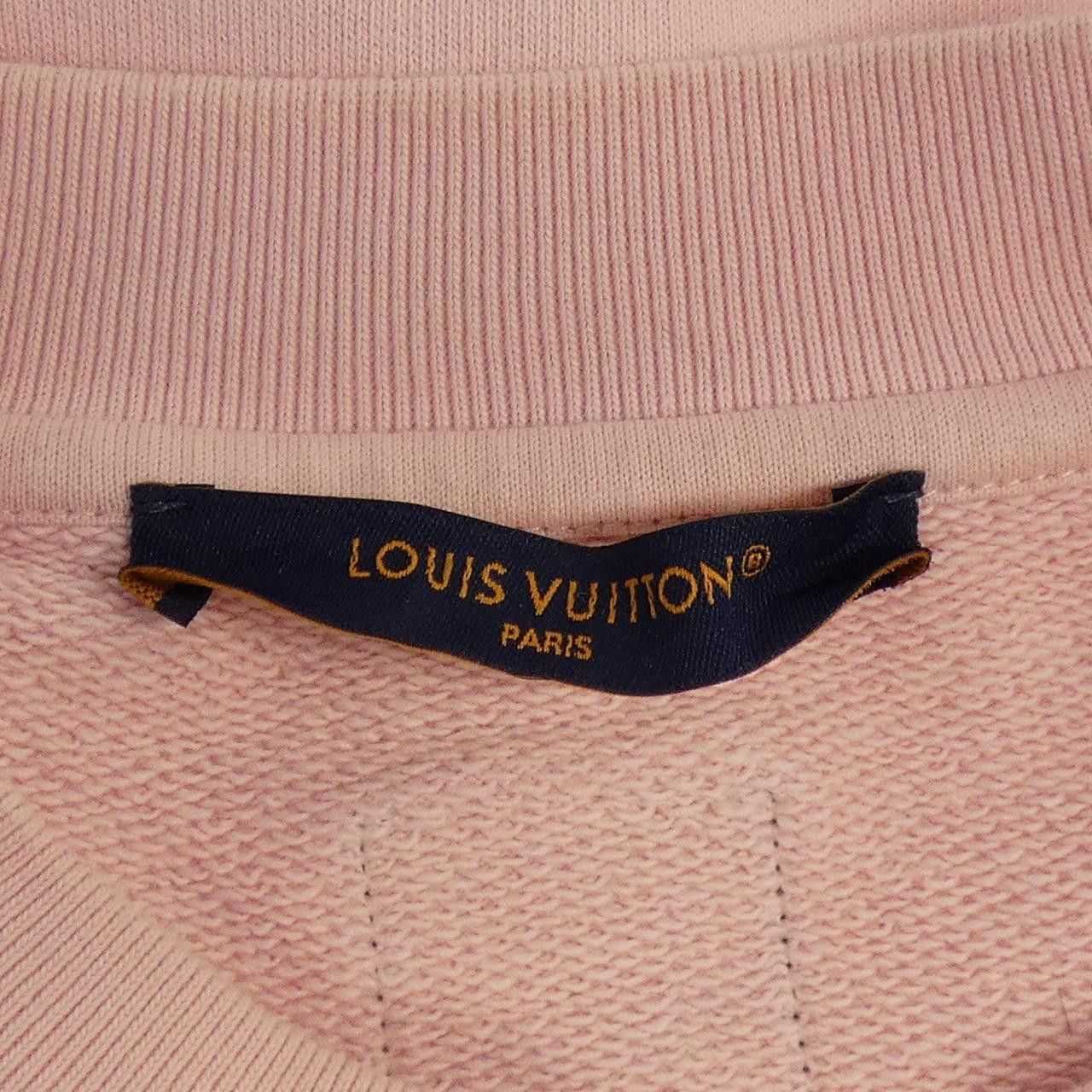 Louis Vuitton Louis Vuitton Louis Vuitton Embroidered Signature Crew Neck Cotton Sweatshirt Textile Sweatshirts & Hoodies HTY09WFWC DUTY FREE for USA Size ONE SIZE - 4 Thumbnail