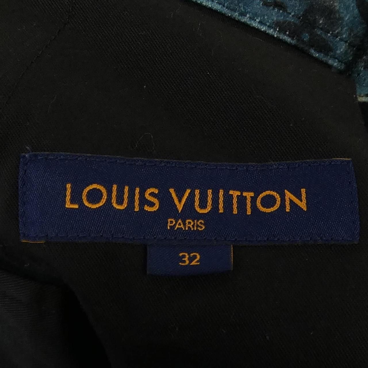 Louis Vuitton Louis Vuitton Louis Vuitton Printed Monogram Tie-Dye Cargo Denim Pants Textile Pants HLD10WH98 DUTY FREE for USA Size ONE SIZE - 4 Thumbnail
