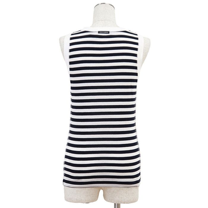Dolce & Gabbana Dolce & Gabbana Dolce&Gabbana Cotton Tank Top Textile Tops DUTY FREE for USA Size ONE SIZE - 3 Thumbnail