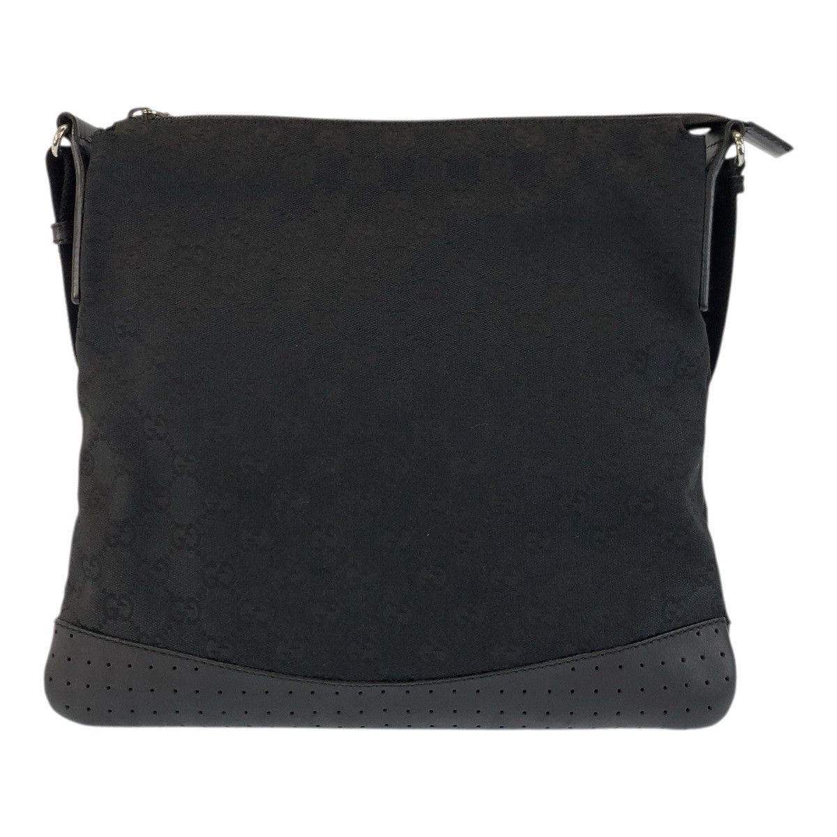 Gucci Gucci Gucci GG Canvas Leather Shoulder Bag Leather Shoulder Bag 145857 DUTY FREE for USA Size ONE SIZE - 2 Thumbnail