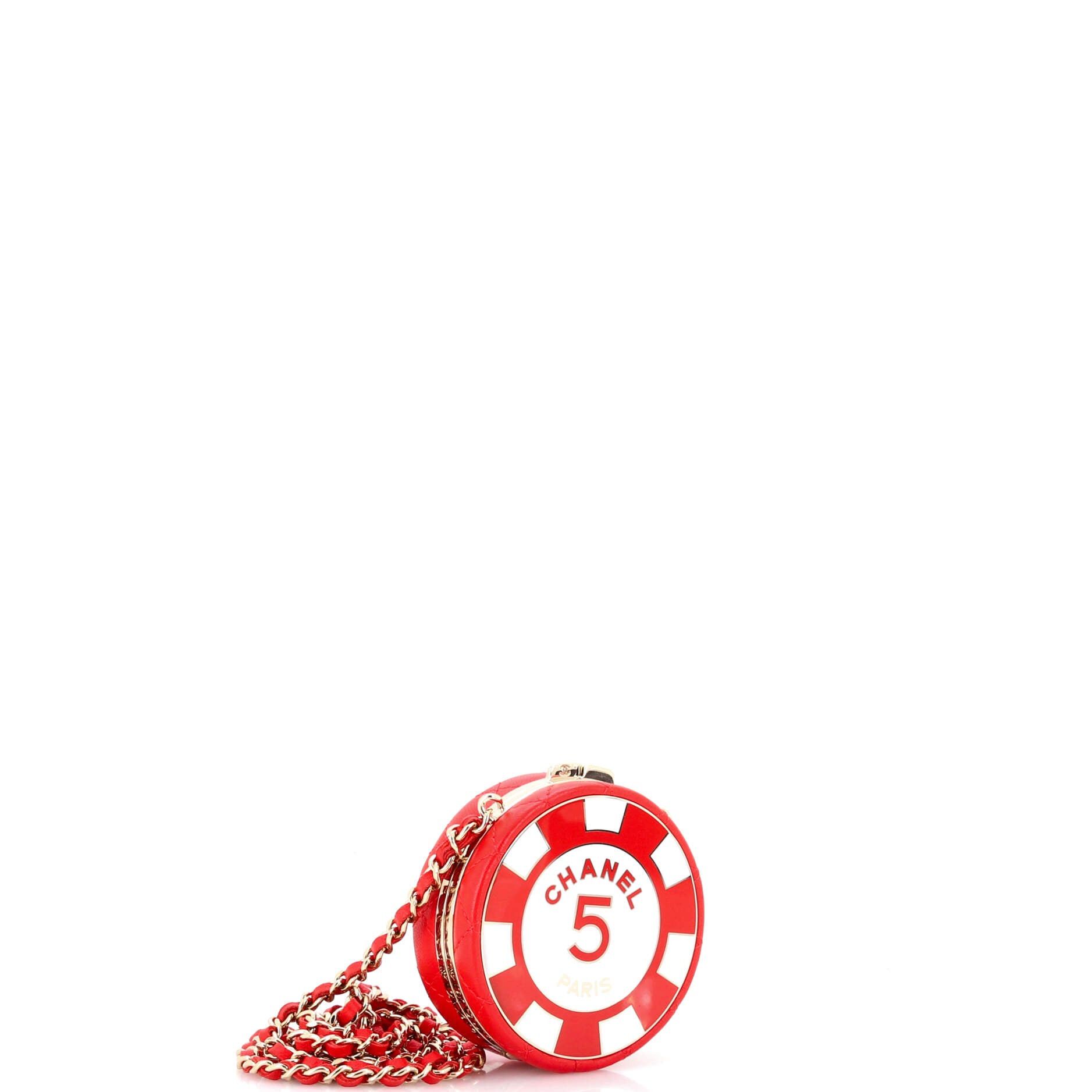 Chanel Poker Chip Clutch With Chain Size ONE SIZE - 2 Thumbnail