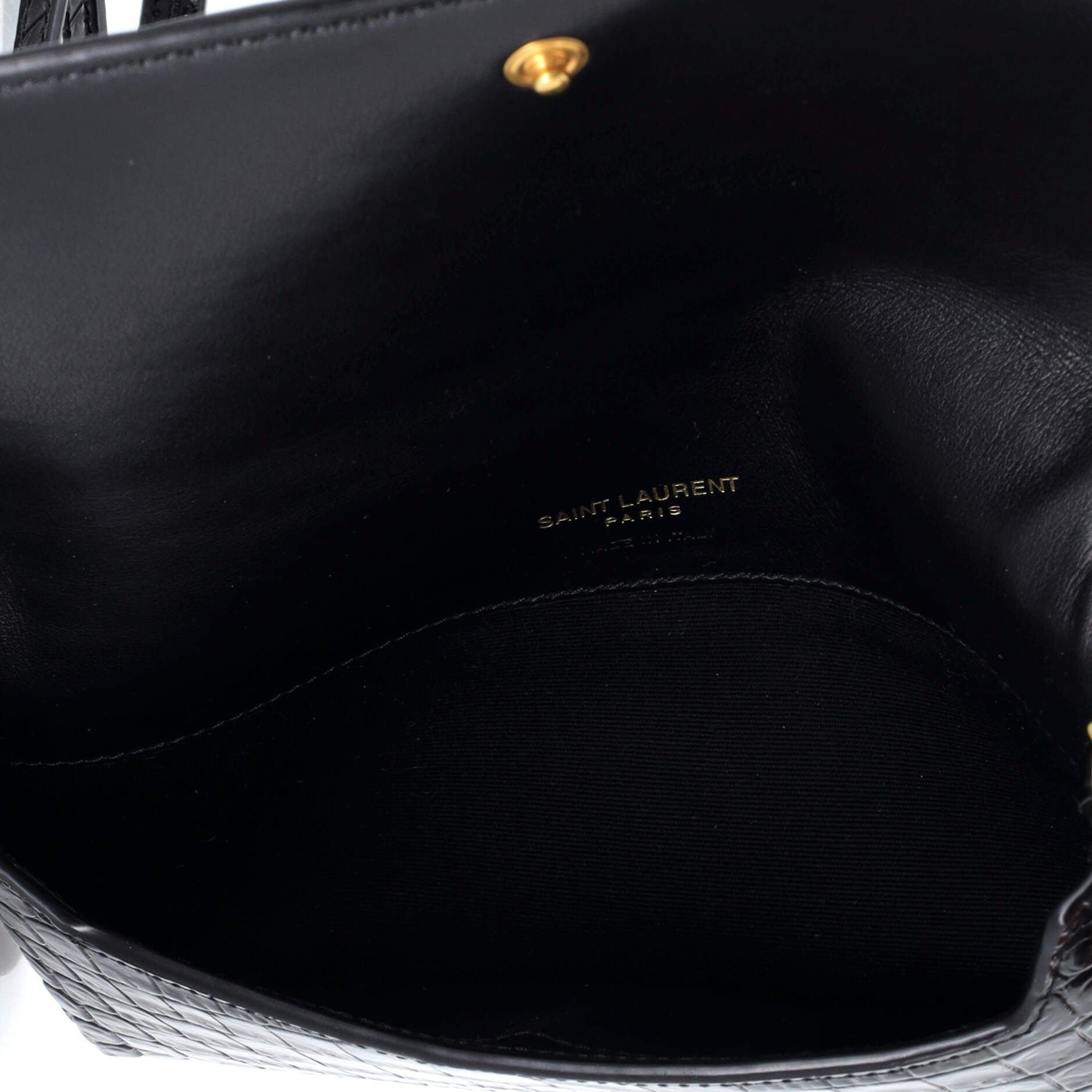 Saint Laurent Paris Classic Monogram Phone Holder Shoulder Bag Size ONE SIZE - 5 Thumbnail