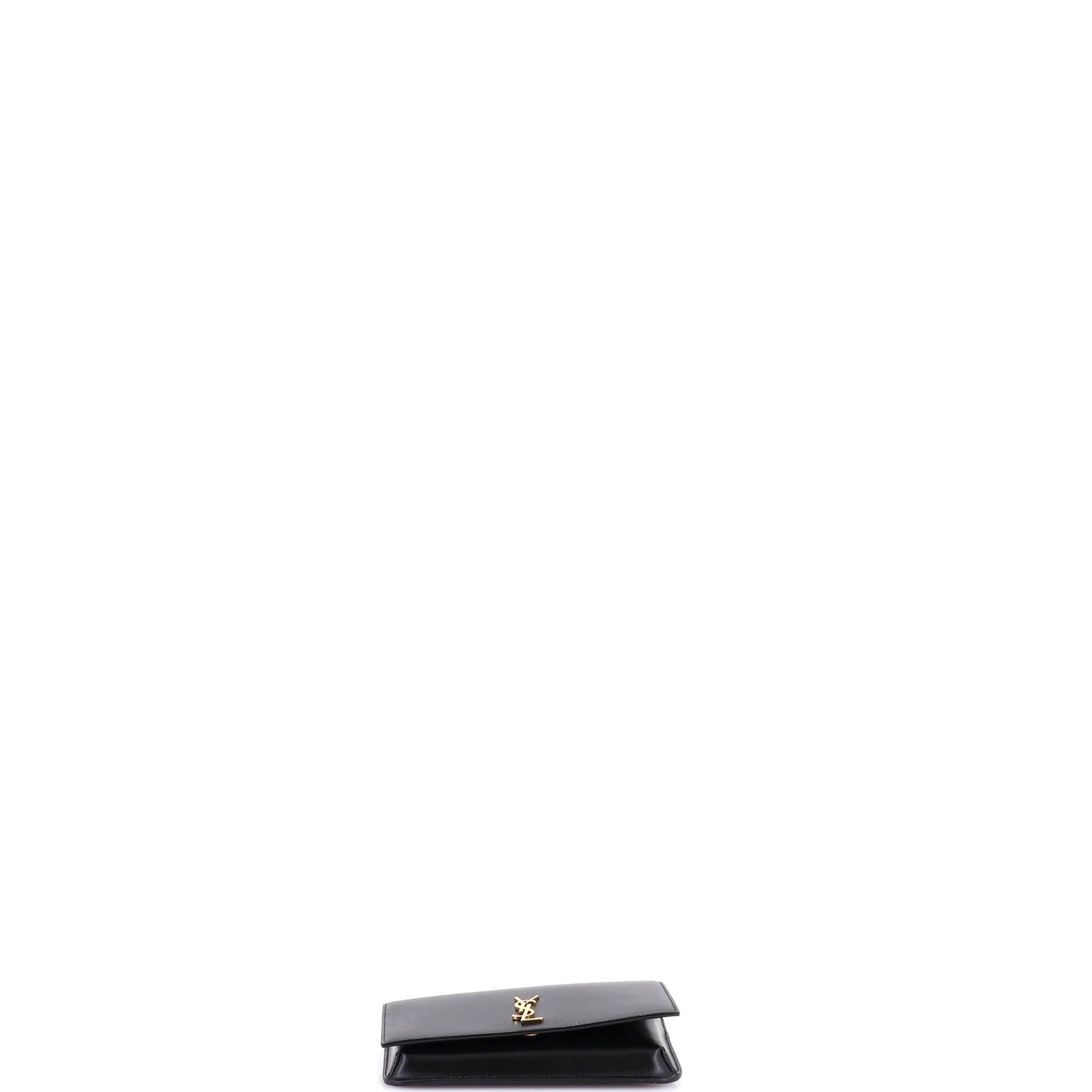 Saint Laurent Paris Classic Monogram Phone Holder Shoulder Bag Size ONE SIZE - 4 Thumbnail