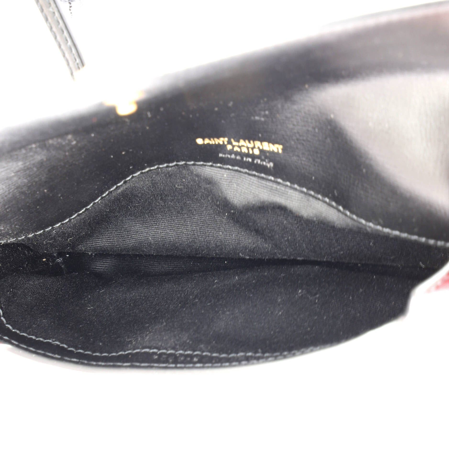 Saint Laurent Paris Classic Monogram Phone Holder Shoulder Bag Size ONE SIZE - 5 Thumbnail