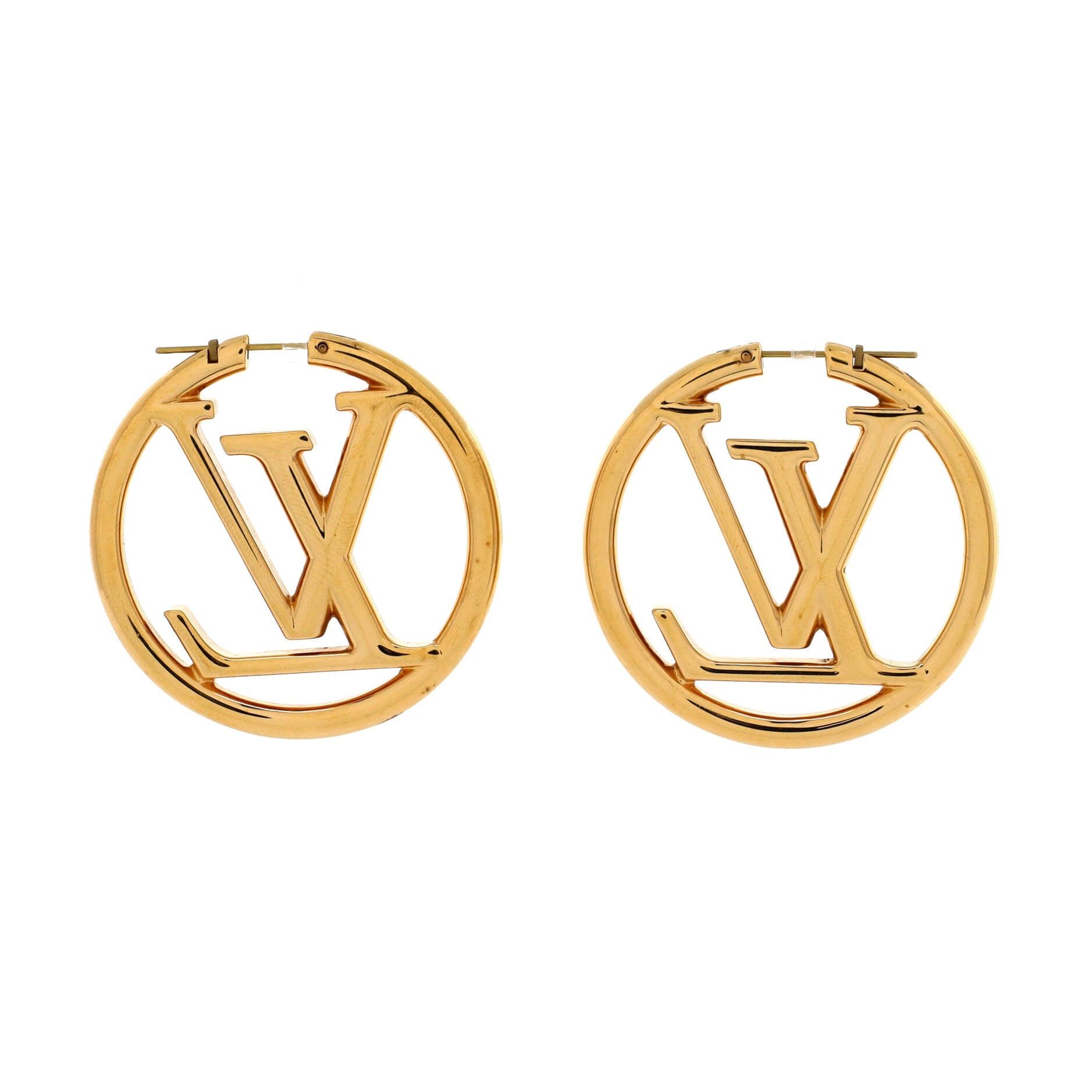 Louis Vuitton Louise Hoop Earrings Size ONE SIZE - 3 Thumbnail