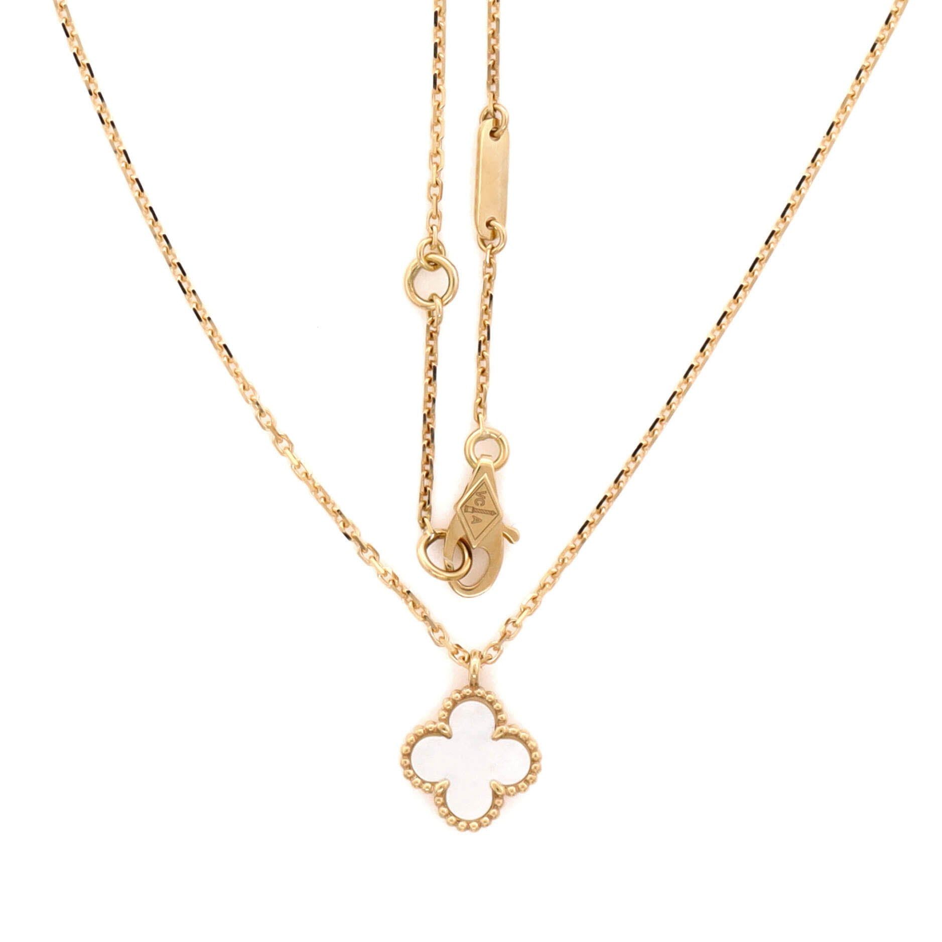 Van Cleef & Arpels Sweet Alhambra Pendant Necklace Size ONE SIZE - 3 Thumbnail