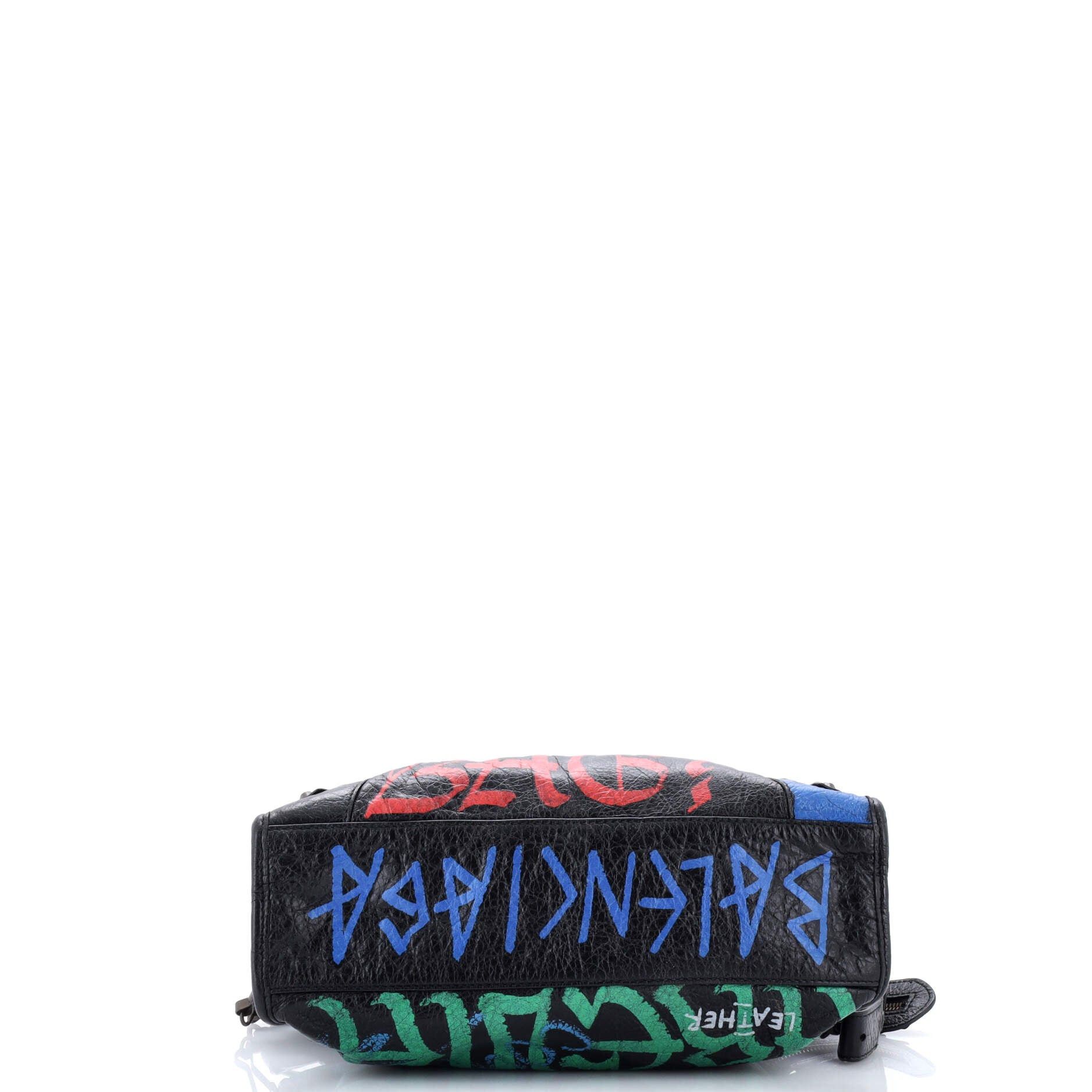 Balenciaga City Graffiti Classic Studs Bag Size ONE SIZE - 4 Thumbnail