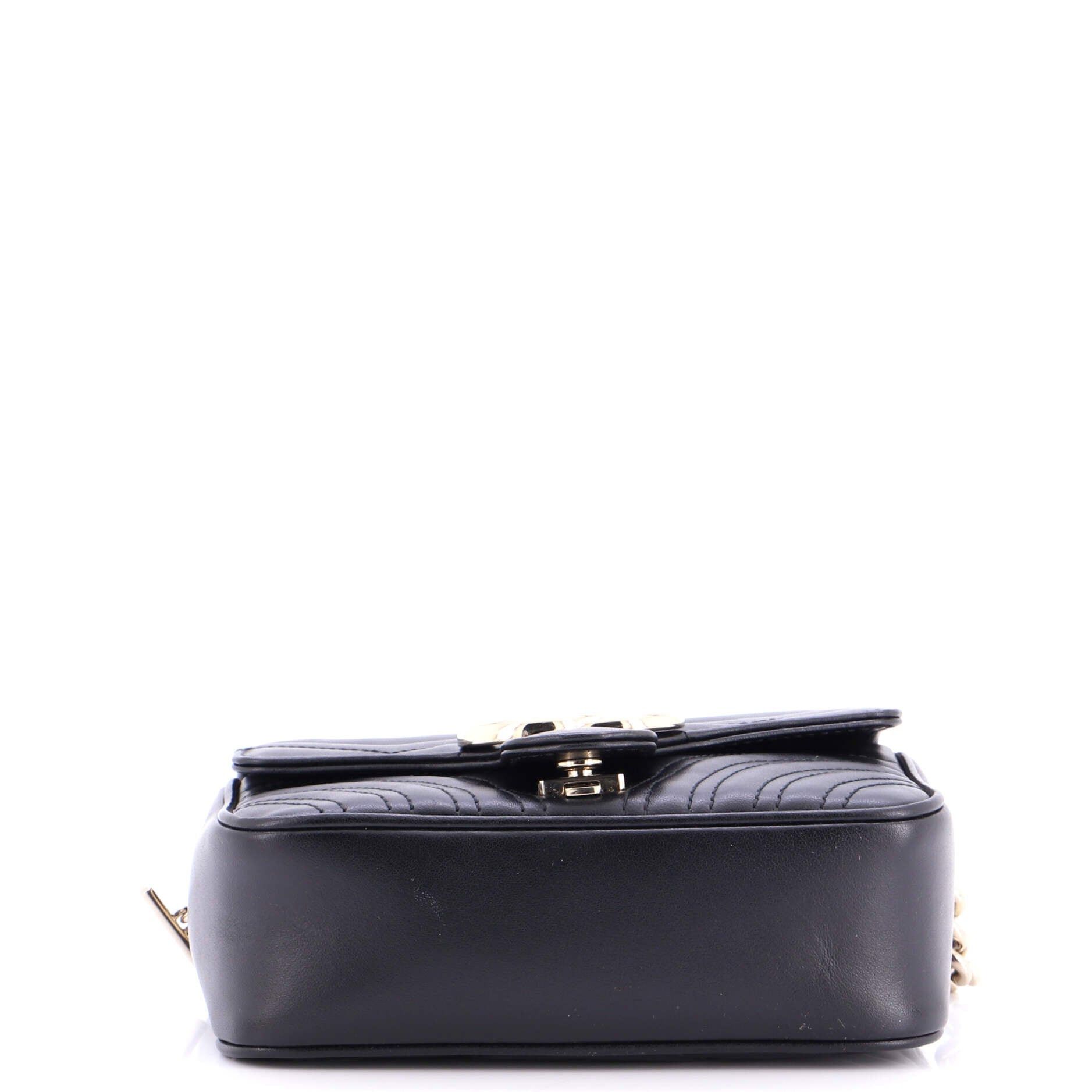 Gucci GG Marmont Top Handle Chain Flap Bag Size ONE SIZE - 4 Thumbnail