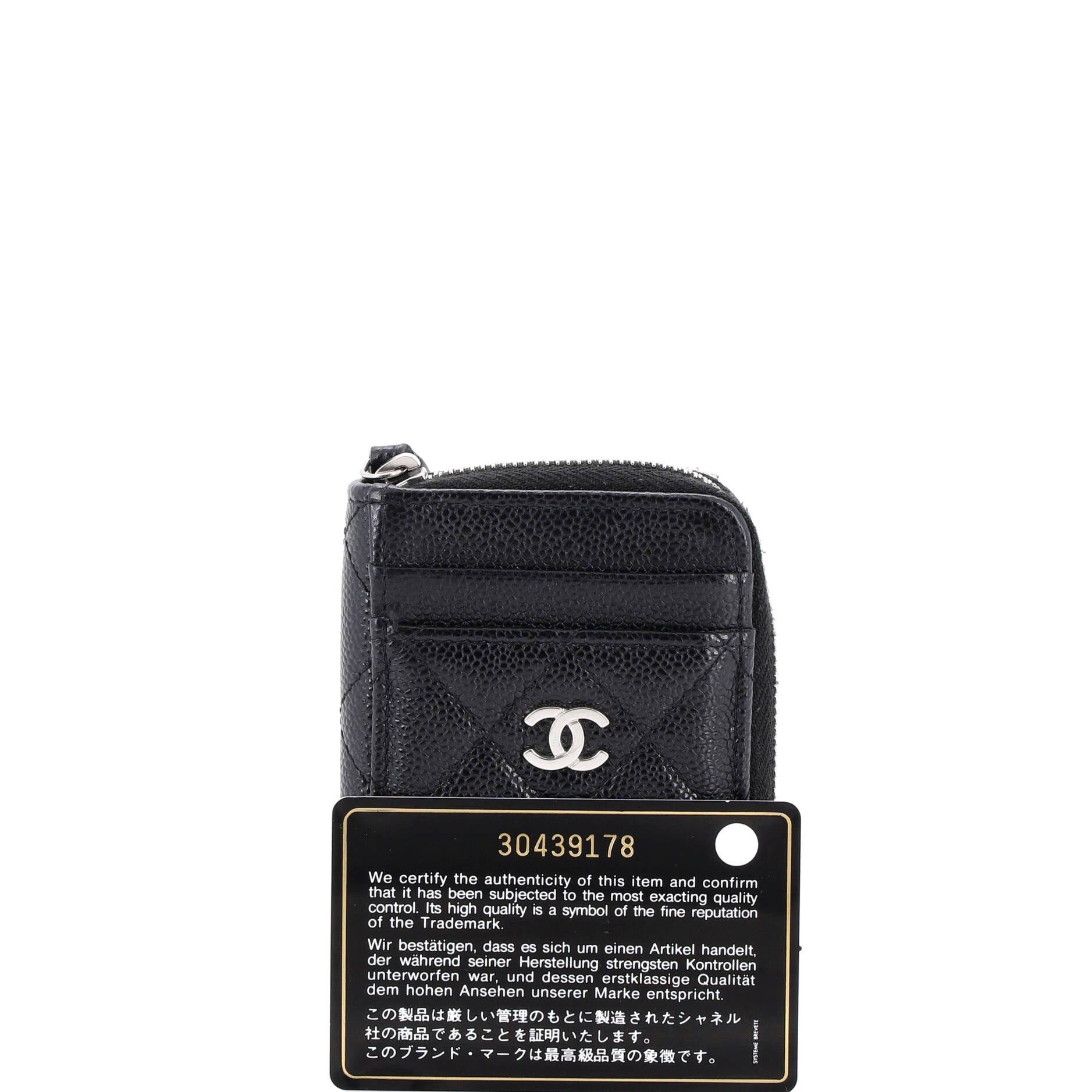 Chanel CC Card Holder Zip Coin Purse Size ONE SIZE - 2 Thumbnail