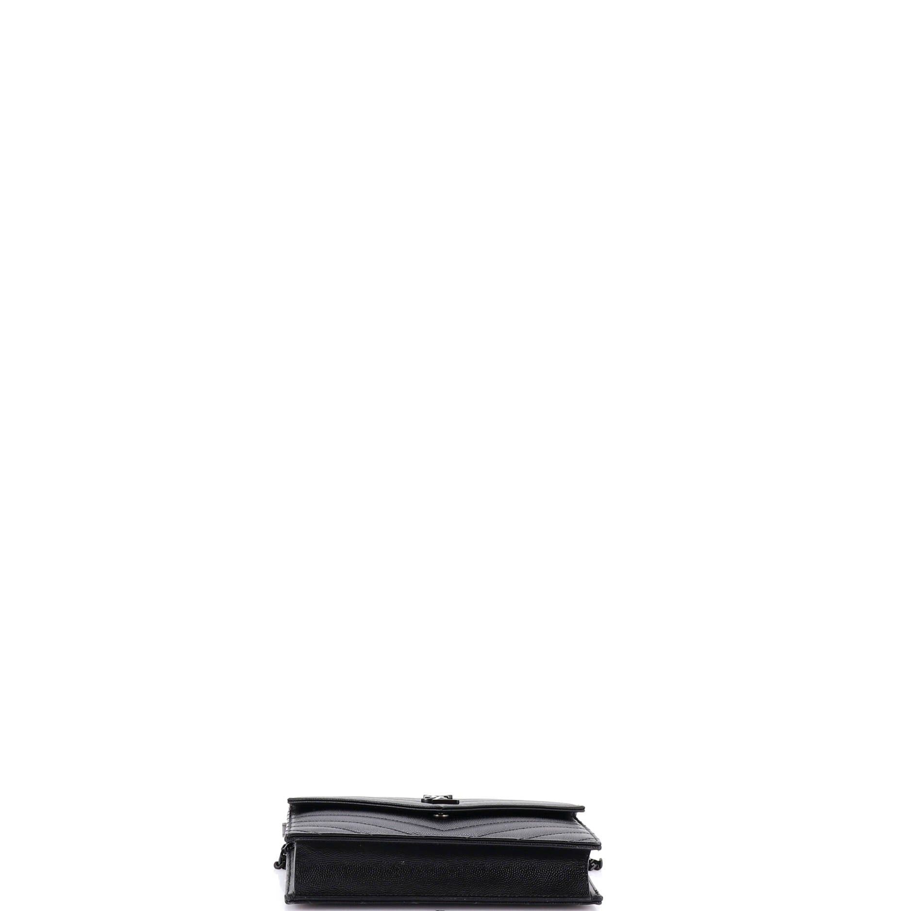 Saint Laurent Paris Classic Monogram Wallet on Chain Size ONE SIZE - 4 Thumbnail