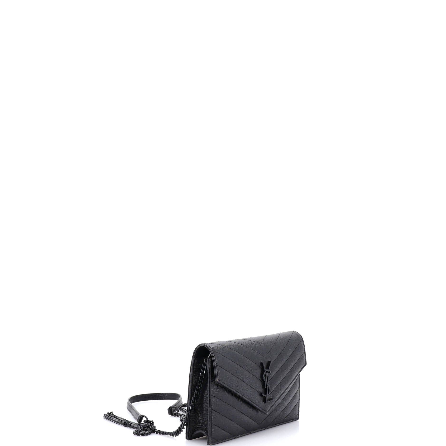 Saint Laurent Paris Classic Monogram Wallet on Chain Size ONE SIZE - 2 Thumbnail