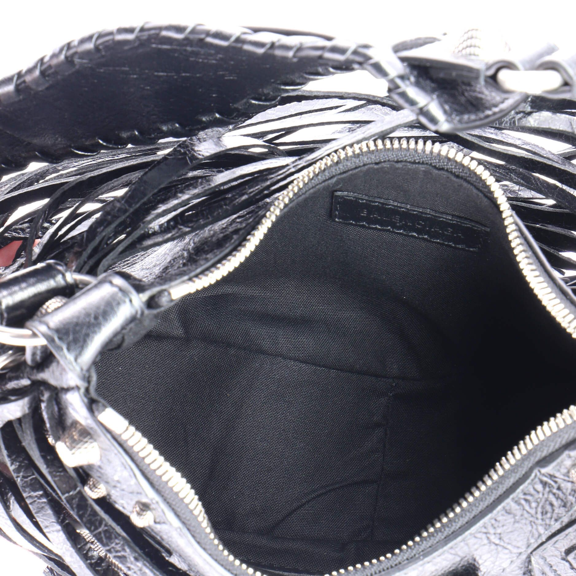 Balenciaga Le Cagole Giant Studs Fringe Shoulder Bag Size ONE SIZE - 7 Thumbnail