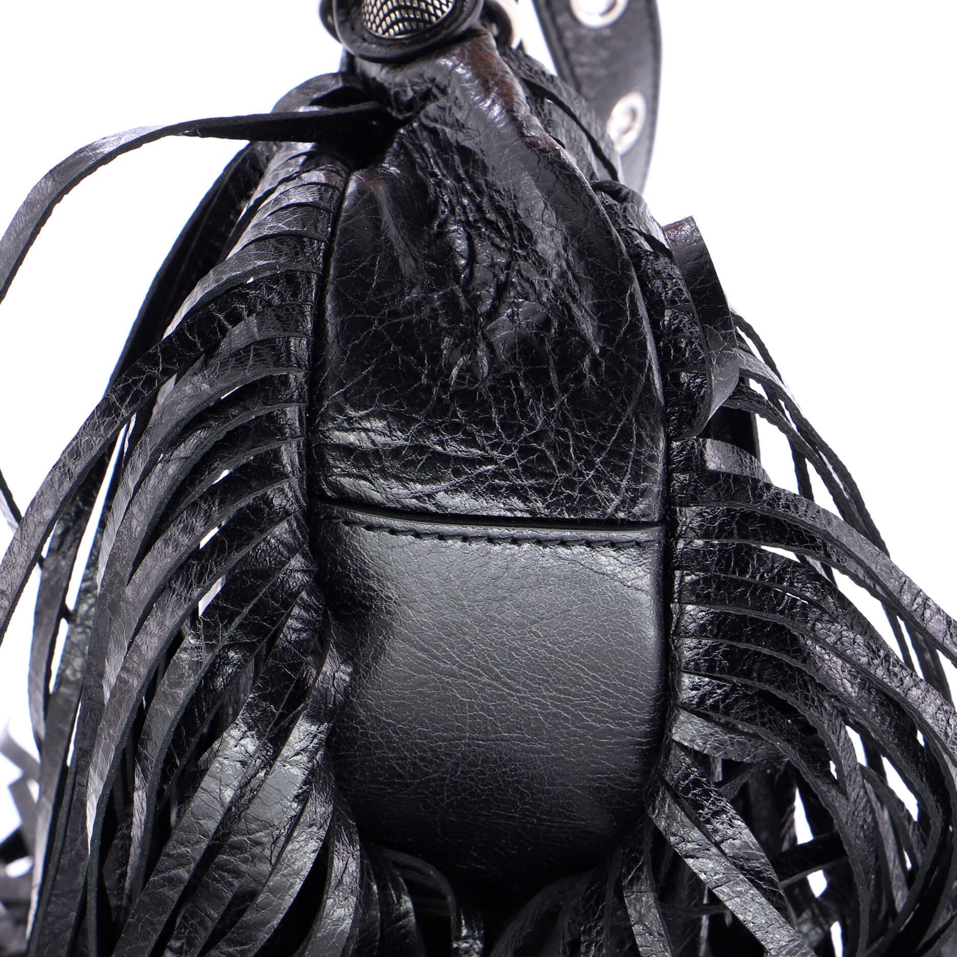 Balenciaga Le Cagole Giant Studs Fringe Shoulder Bag Size ONE SIZE - 8 Thumbnail