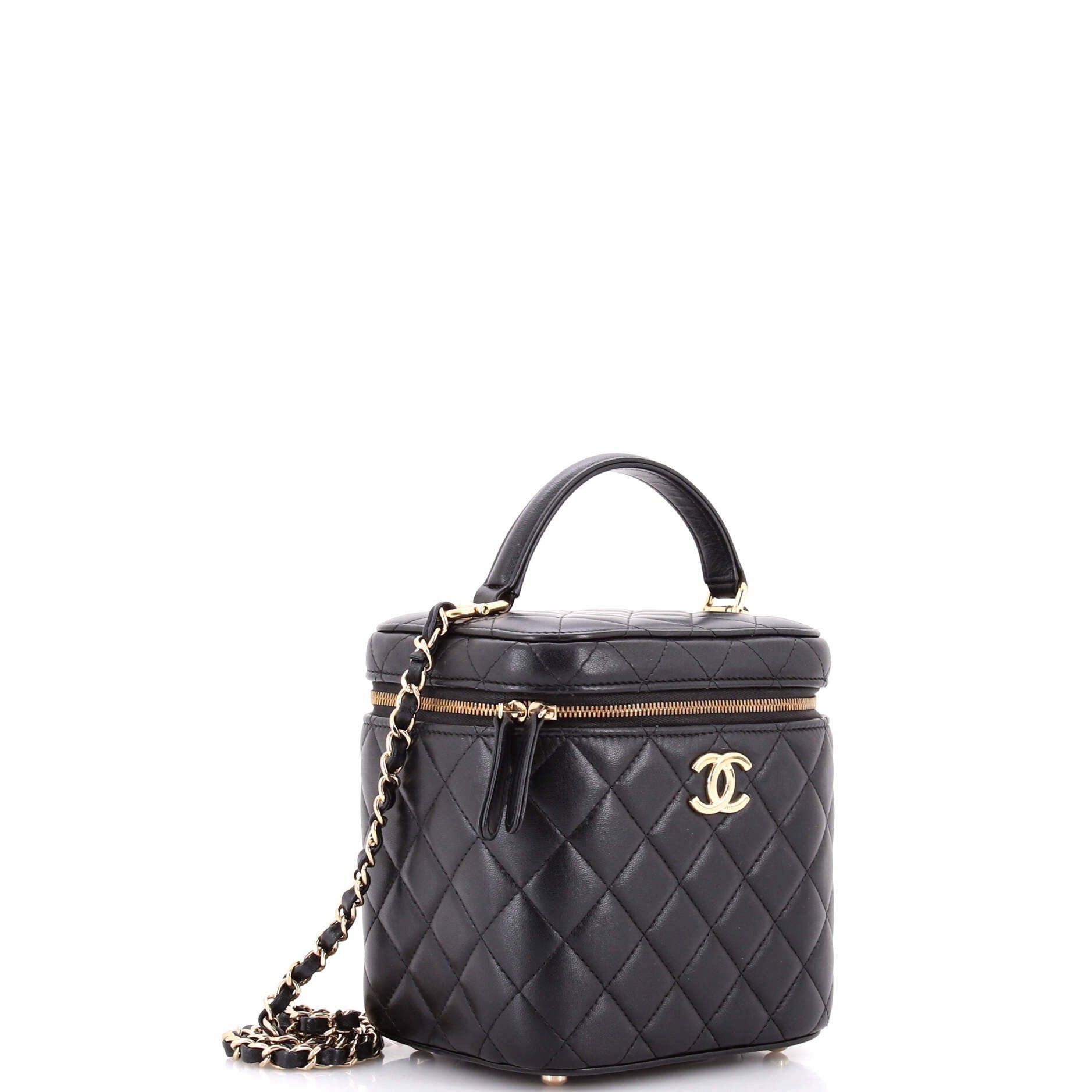 Chanel CC Top Handle Vanity Case with Chain Size ONE SIZE - 2 Thumbnail