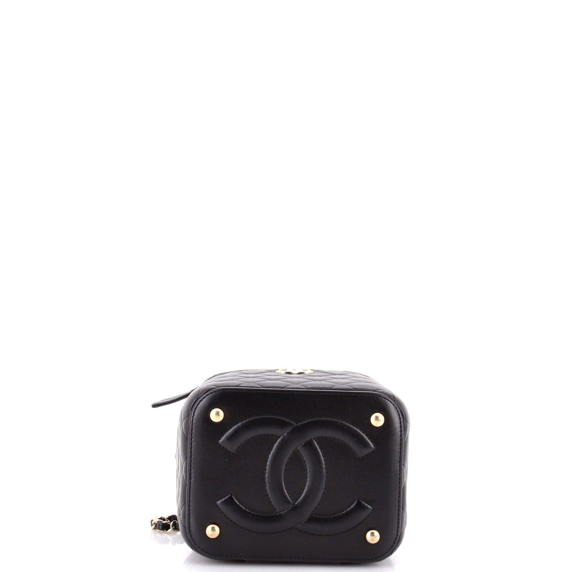 Chanel CC Top Handle Vanity Case with Chain Size ONE SIZE - 4 Thumbnail