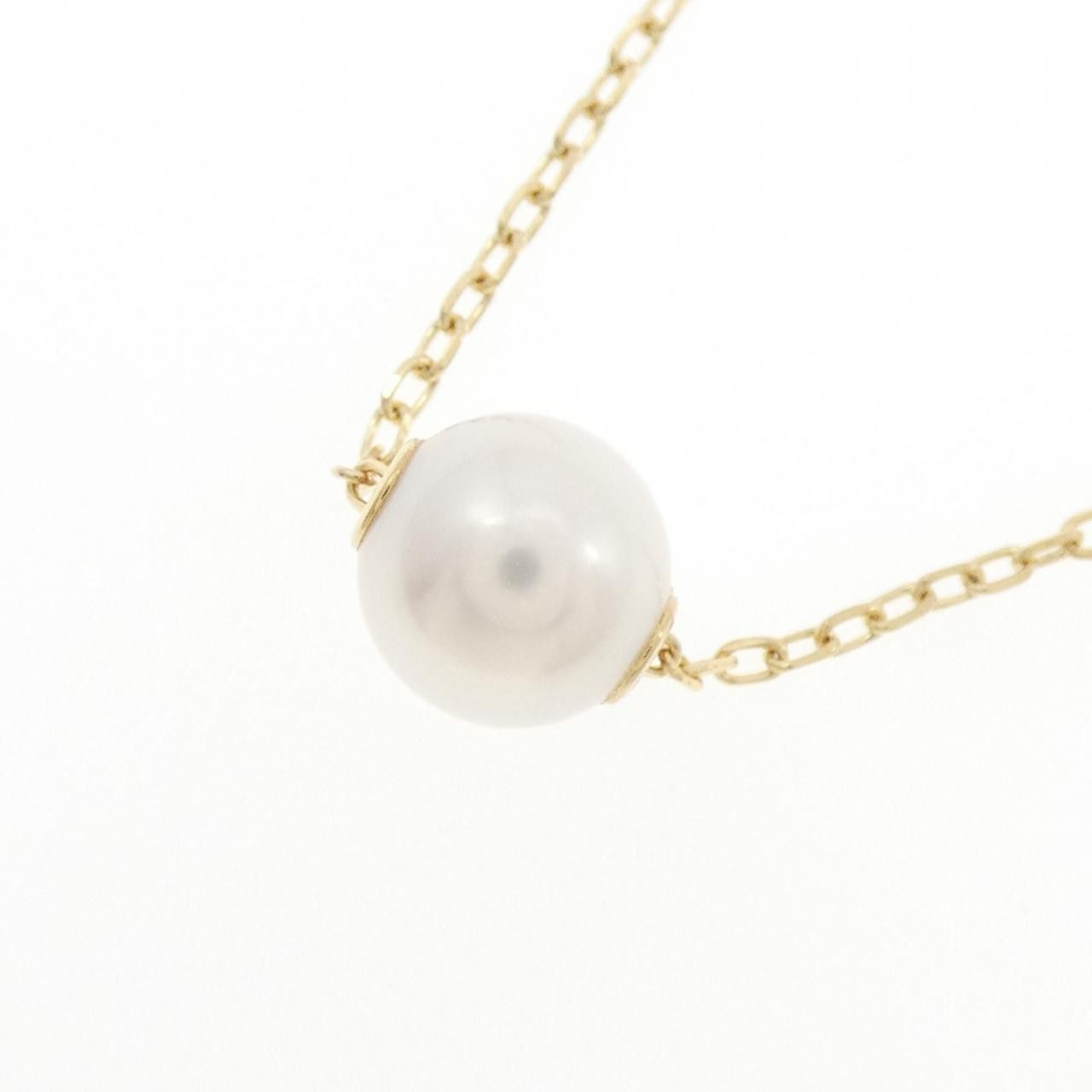 Mikimoto Mikimoto Mikimoto Au750 Akoya Pearl Necklace Precious Metal Necklace DUTY FREE for USA Size ONE SIZE - 3 Thumbnail