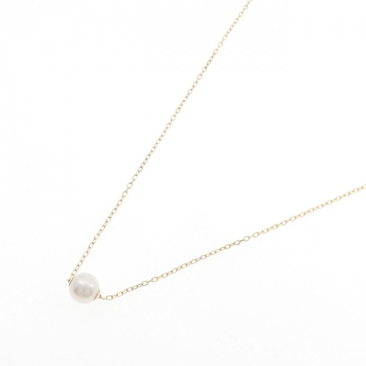 Mikimoto Mikimoto Mikimoto Au750 Akoya Pearl Necklace Precious Metal Necklace DUTY FREE for USA Size ONE SIZE - 2 Thumbnail
