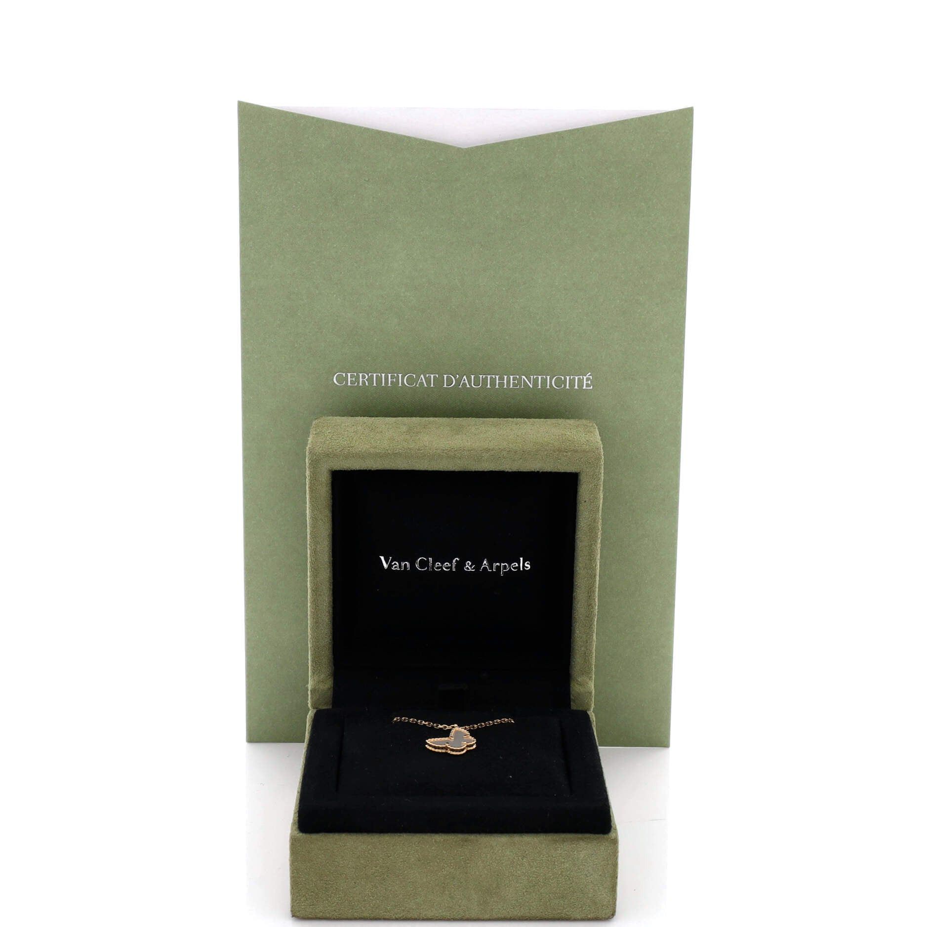 Van Cleef & Arpels Sweet Alhambra Butterfly Pendant Necklace Size ONE SIZE - 2 Thumbnail
